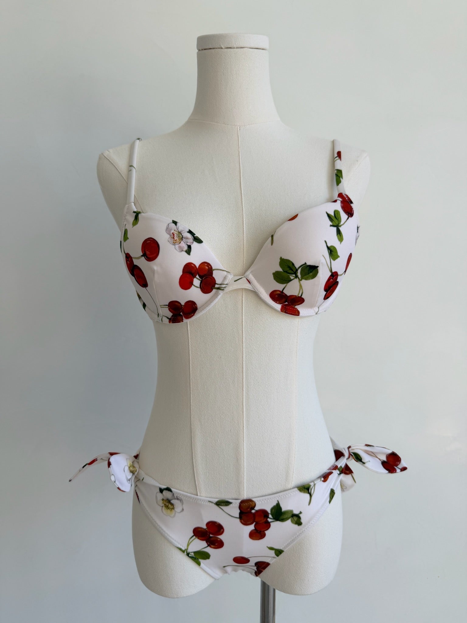 Cherry Print Bikini Set