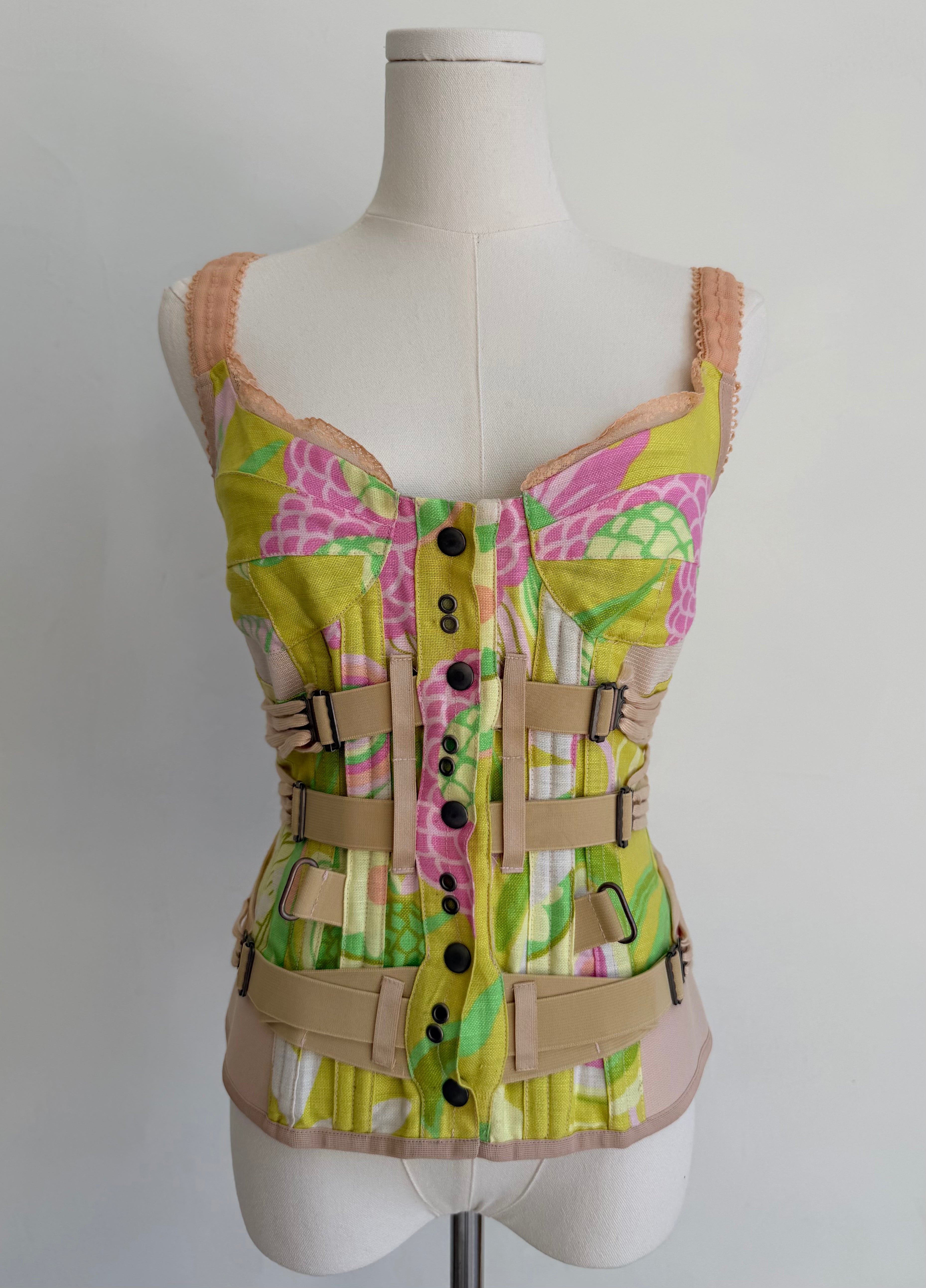 2004 Floral Bondage Corset