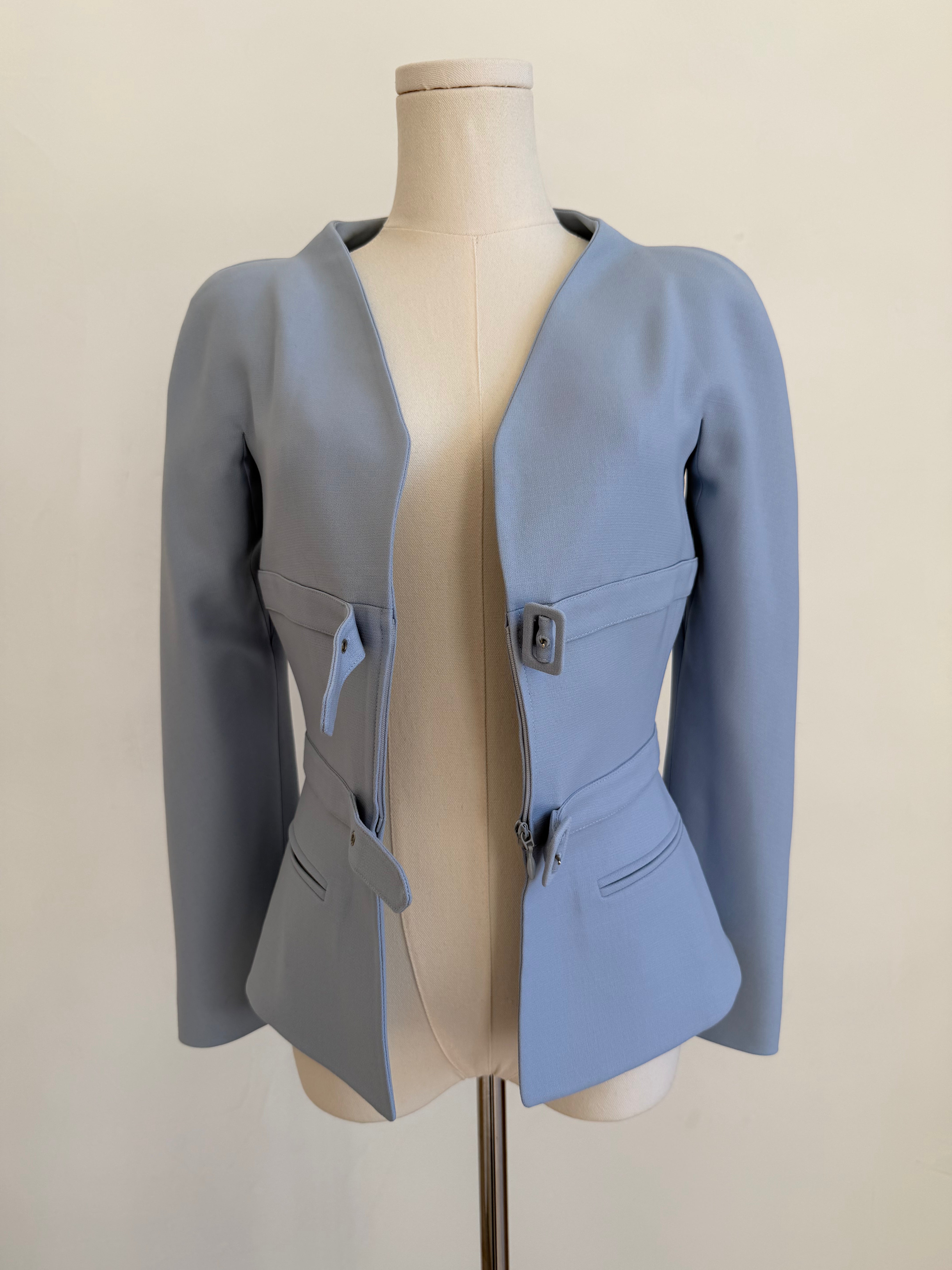 S/S 2004 Light Blue Wool Jacket