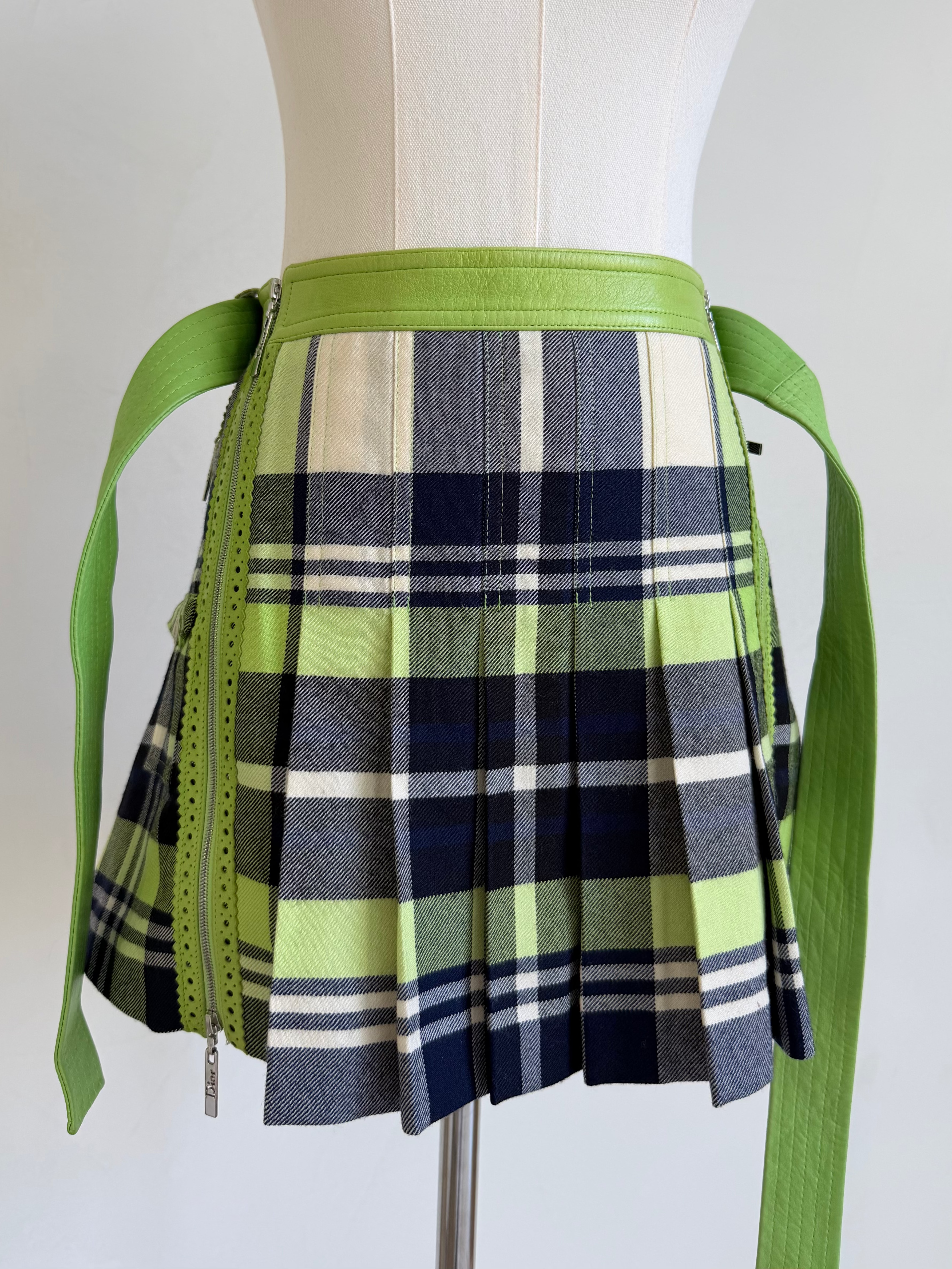 F/W 2004 Green Plaid Skirt