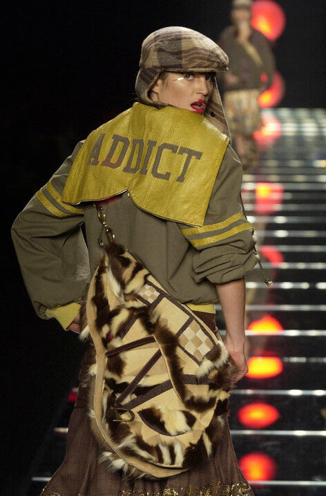 S/S 2003 “Addict” Denim Bomber Jacket
