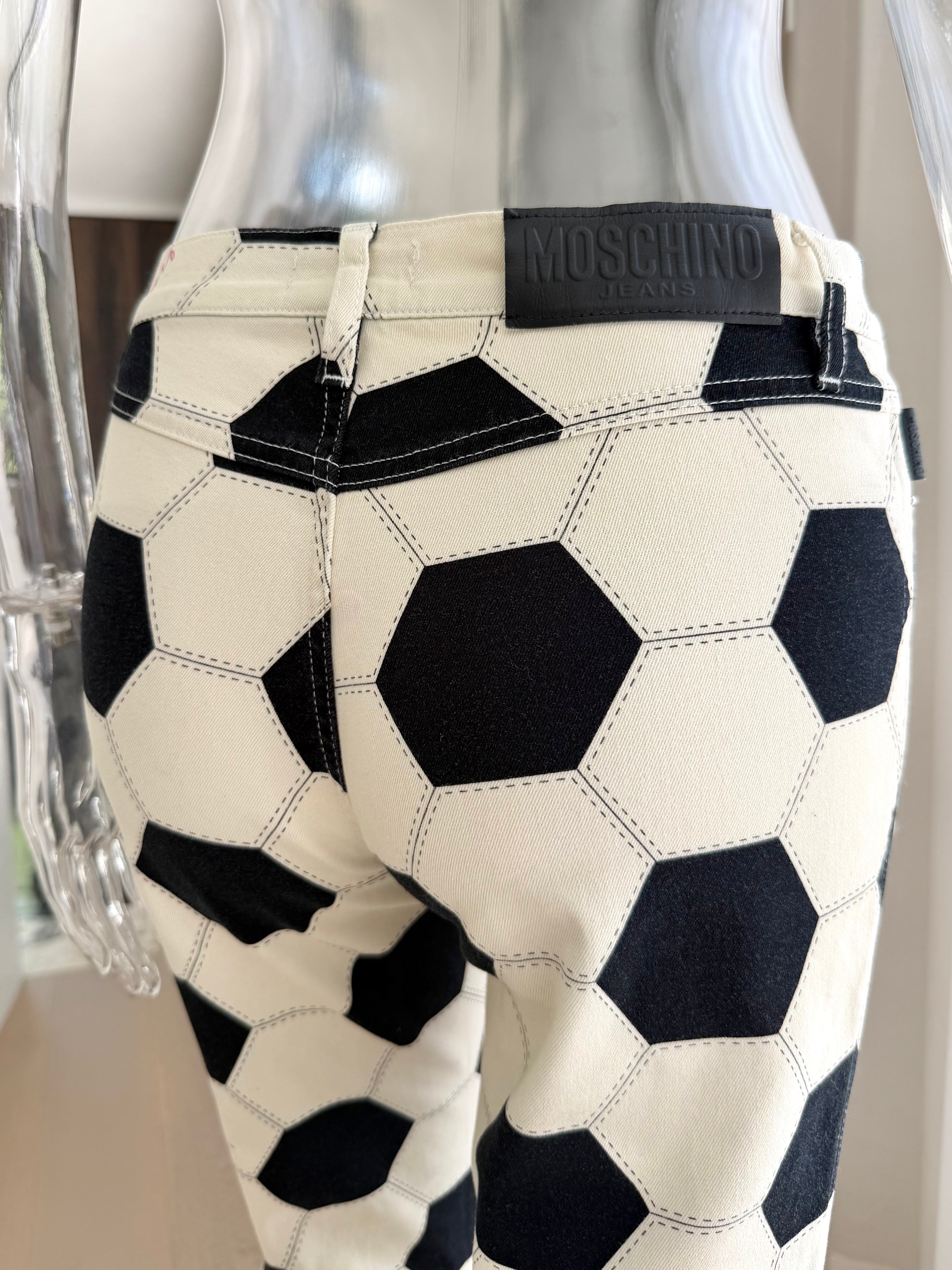 Soccer Ball Print Jeans