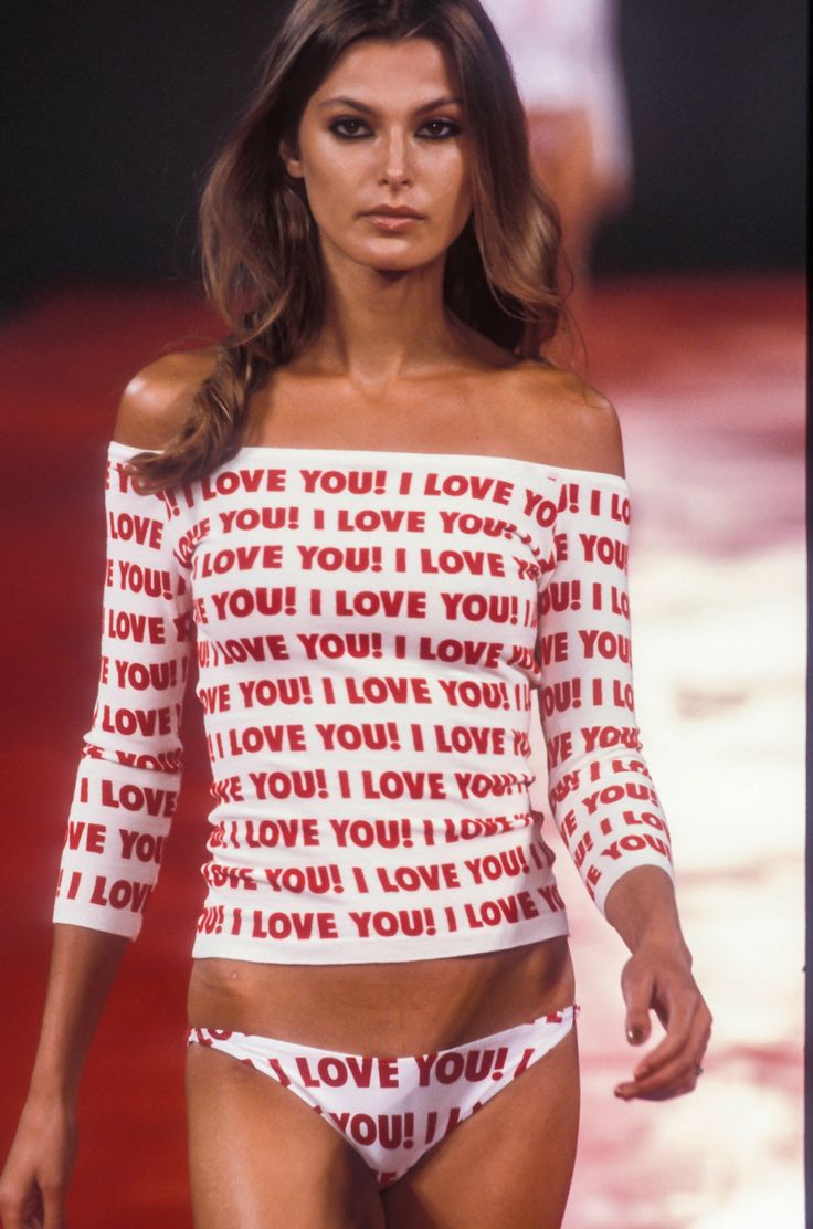 S/S 2000 “I Love You” Tank