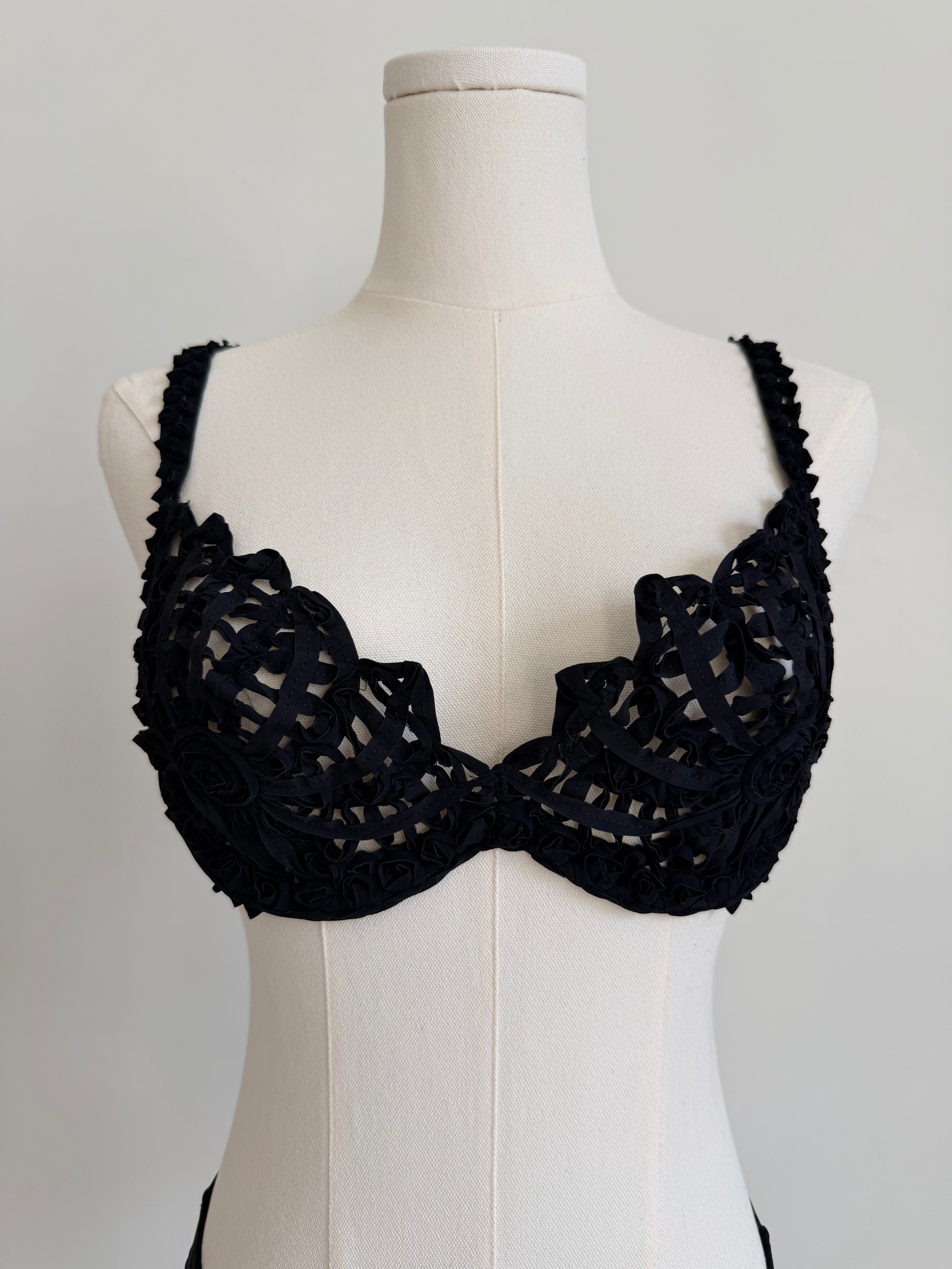 S/S 2001 Black Crochet Swimsuit