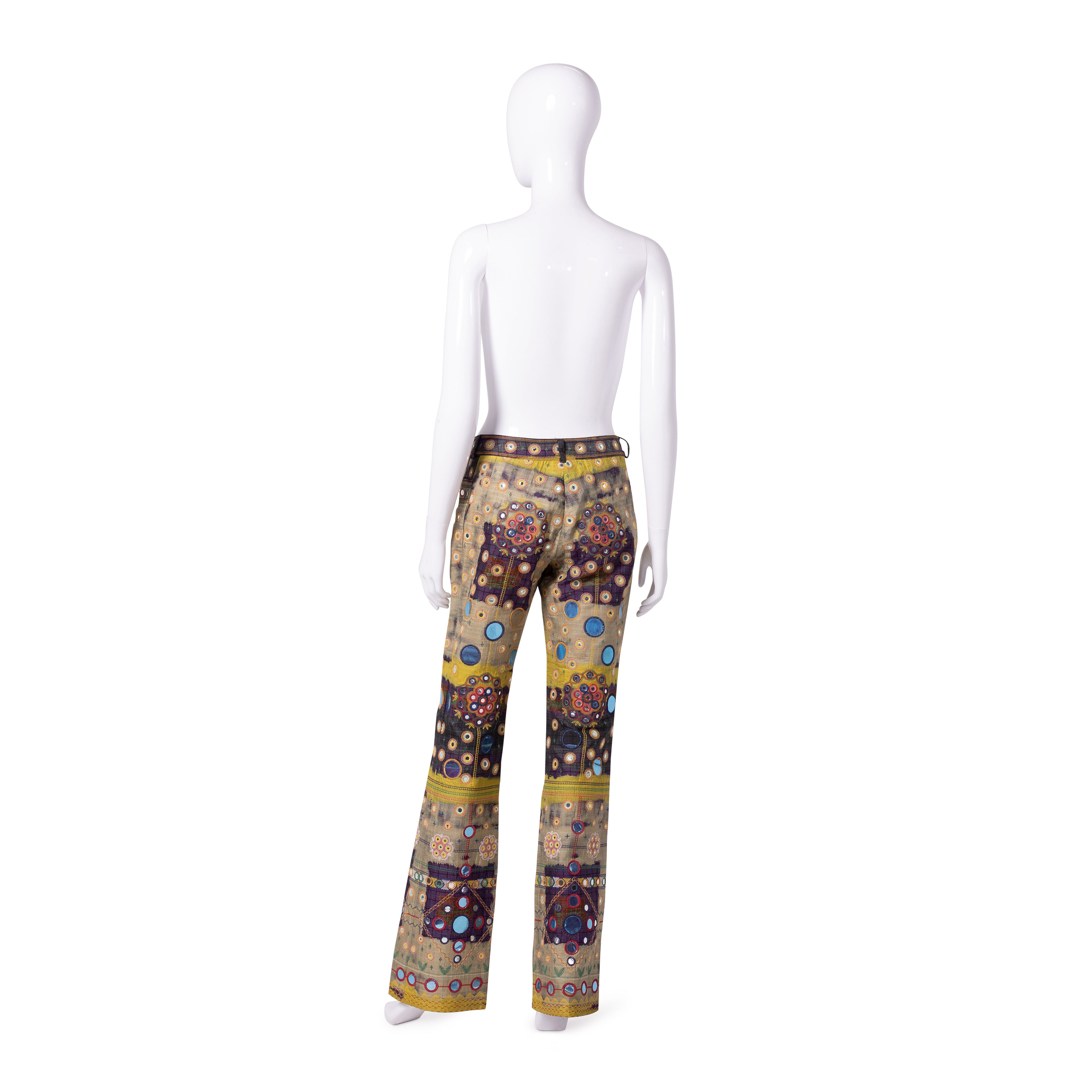 F/W 2001 “Global Raver” Mirrored Patchwork Pants