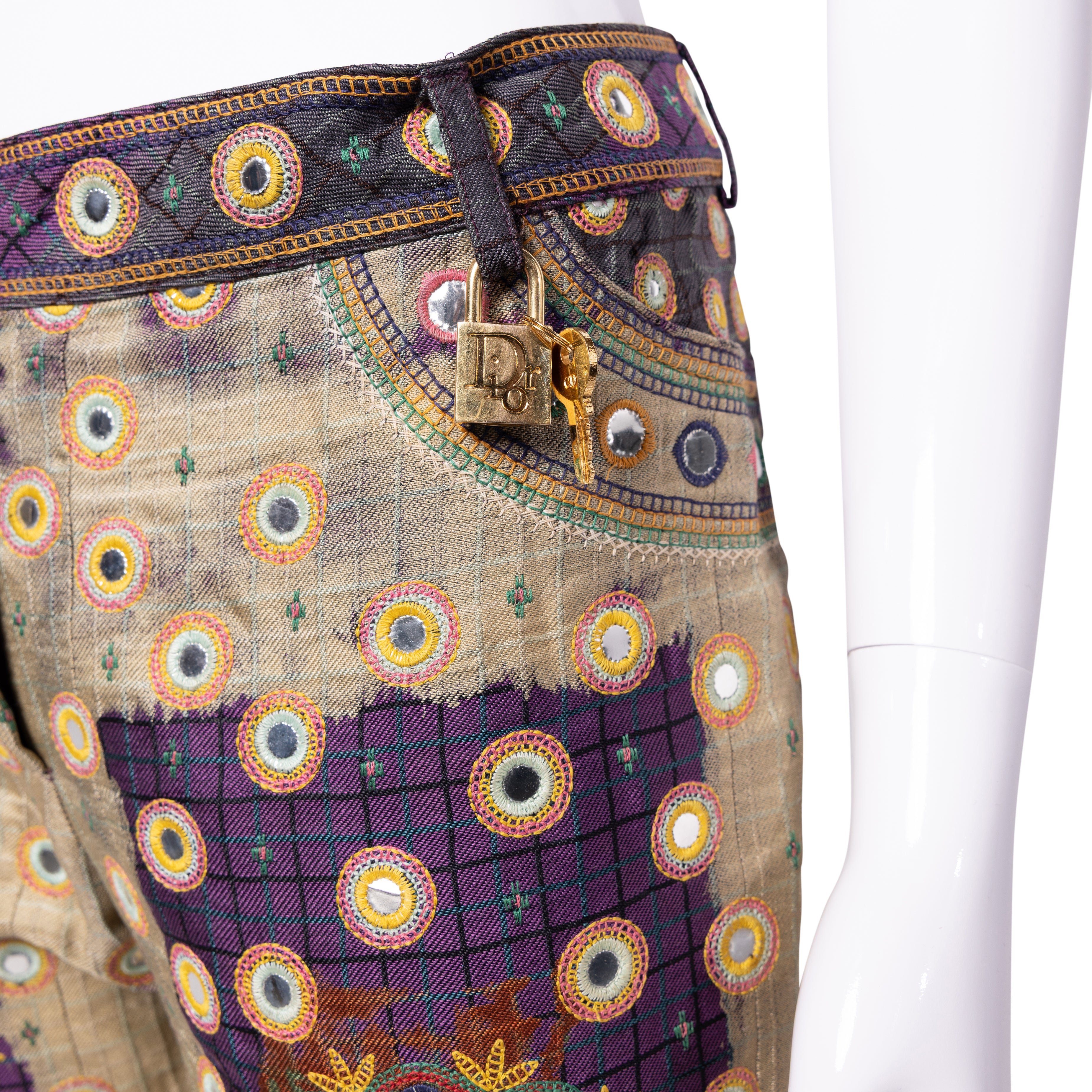F/W 2001 “Global Raver” Mirrored Patchwork Pants