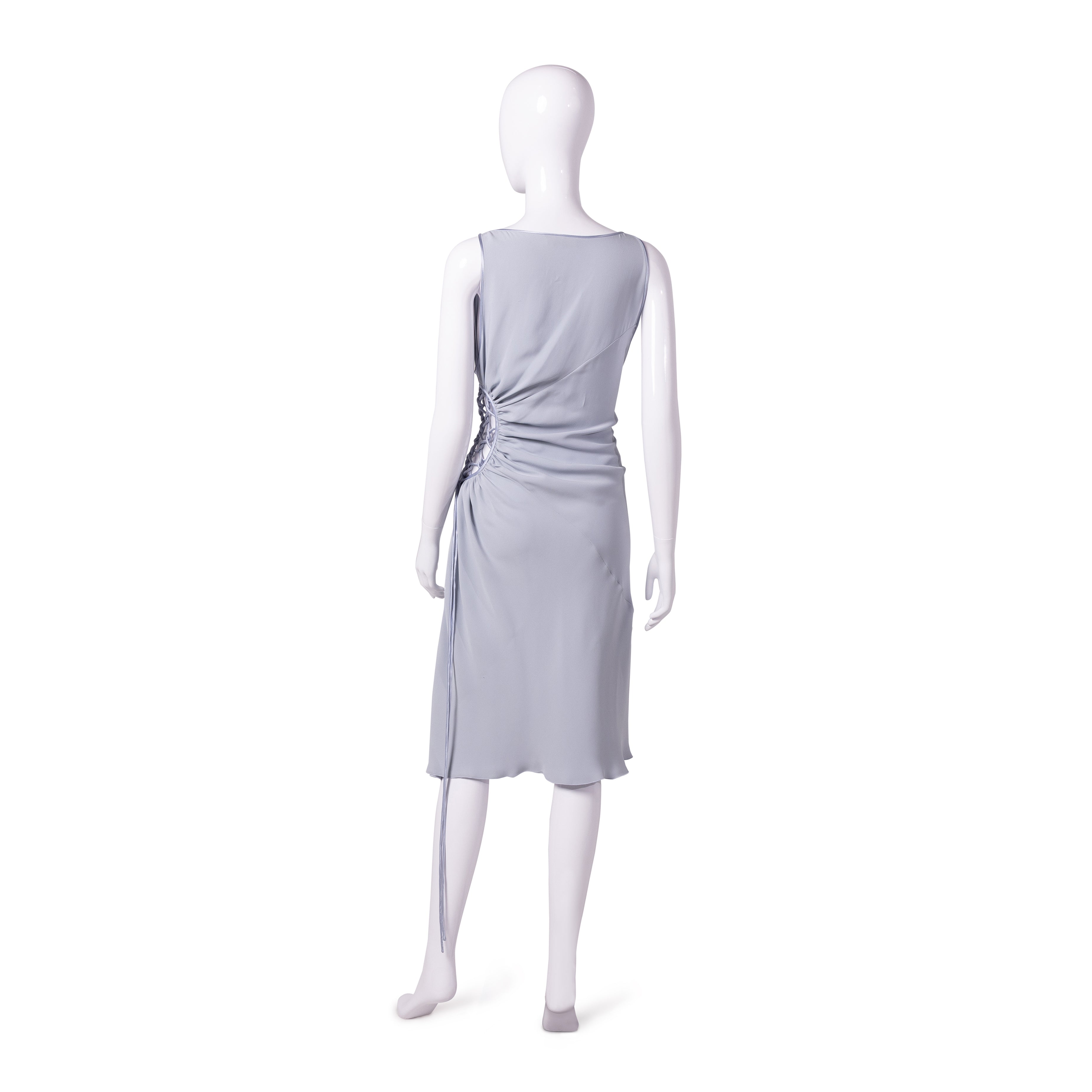 S/S 2004 Light Blue Side Lace-Up Dress