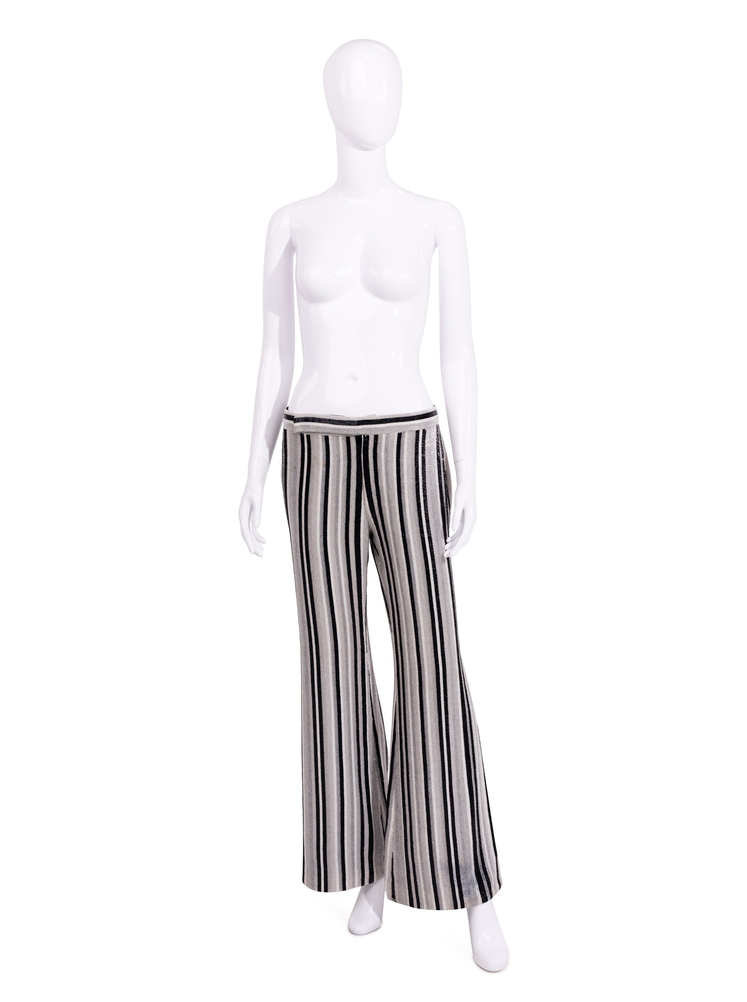 S/S 2000 Beaded Striped Pants