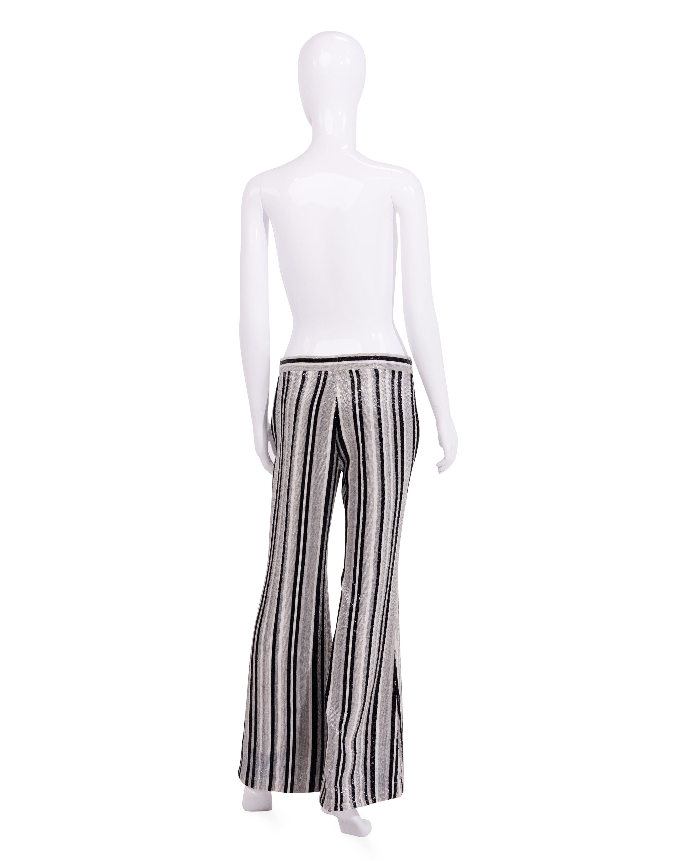 S/S 2000 Beaded Striped Pants
