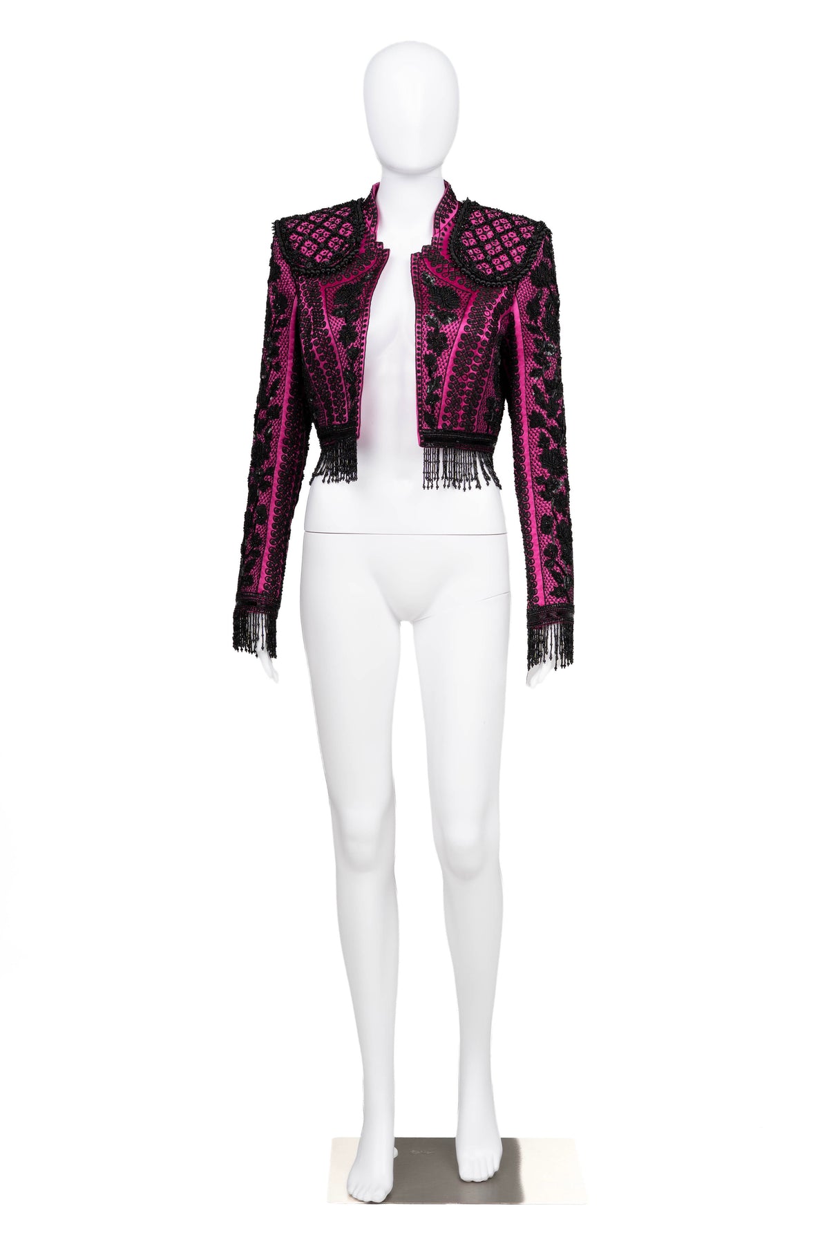 2001 Pink and Black Embroidered "Matador" Jacket