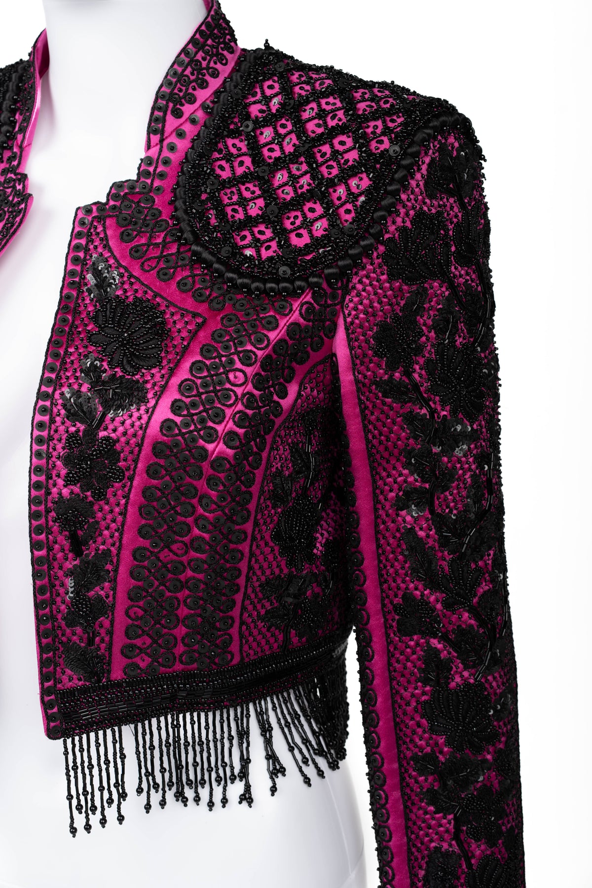 2001 Pink and Black Embroidered "Matador" Jacket
