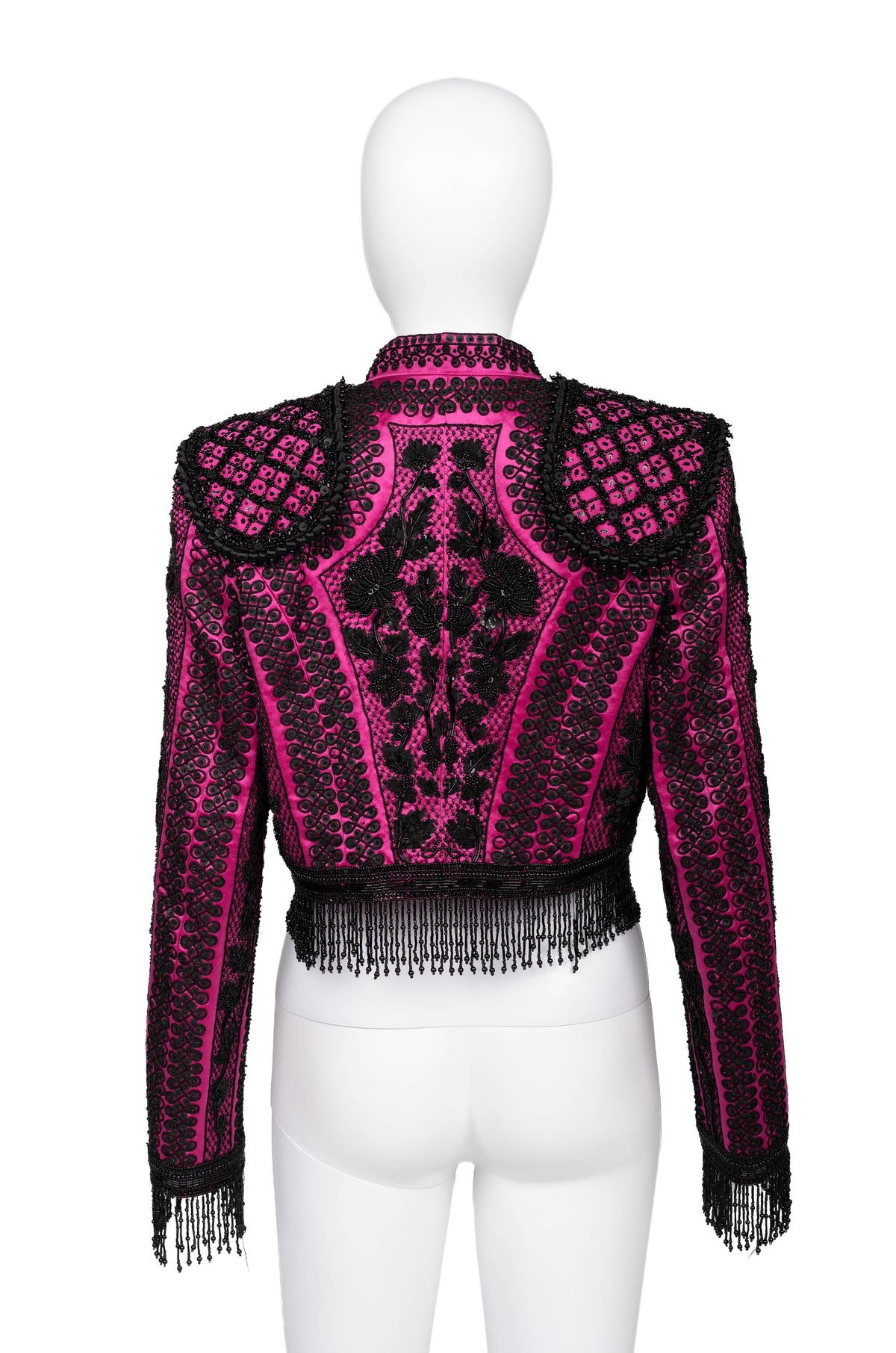 2001 Pink and Black Embroidered "Matador" Jacket