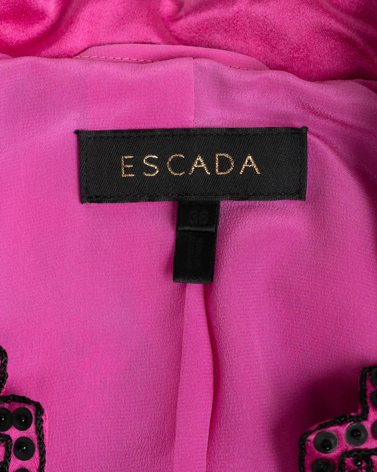 2001 Pink and Black Embroidered "Matador" Jacket
