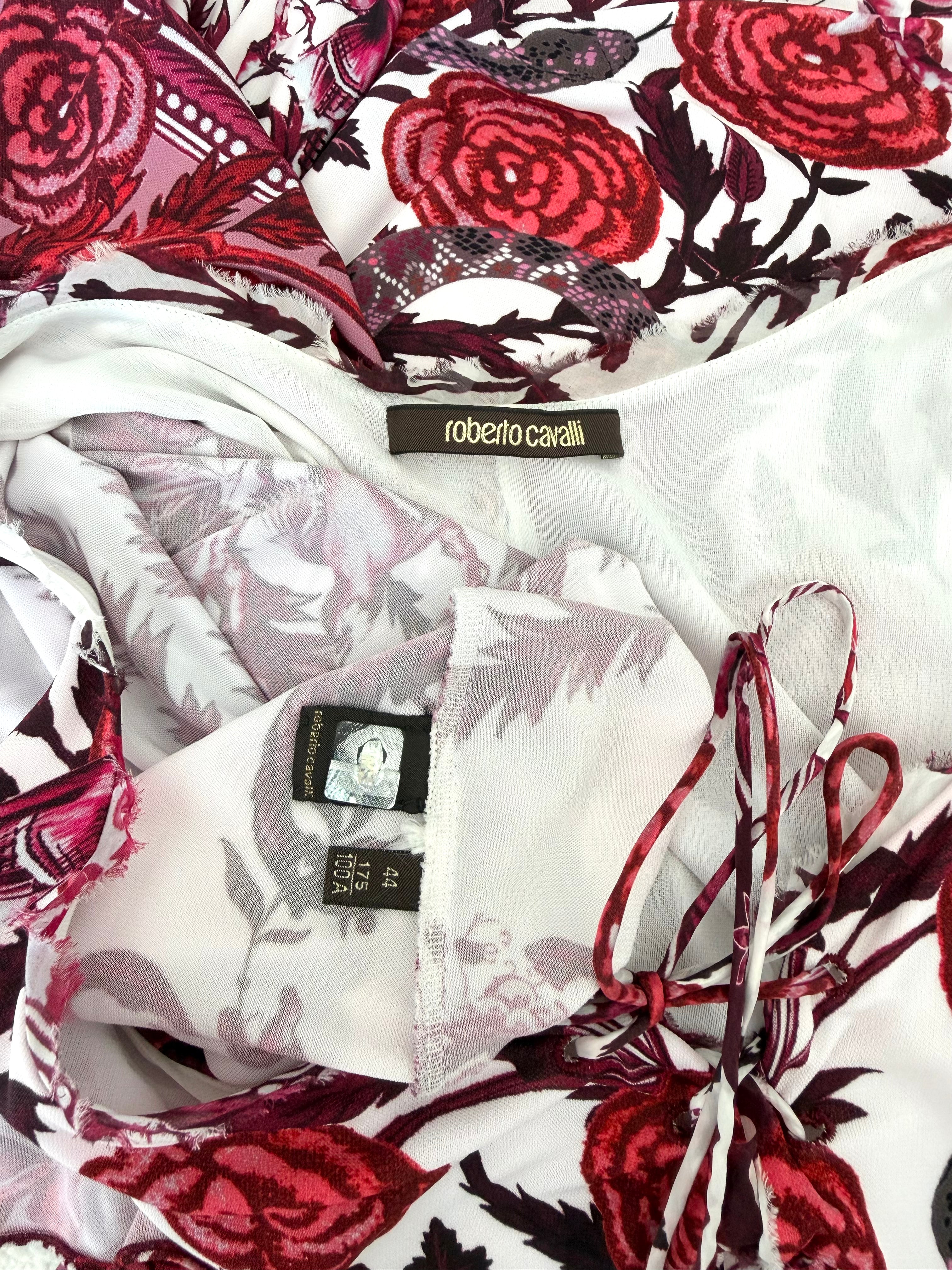 S/S 2017 Burgundy and White Floral Print Maxi Dress