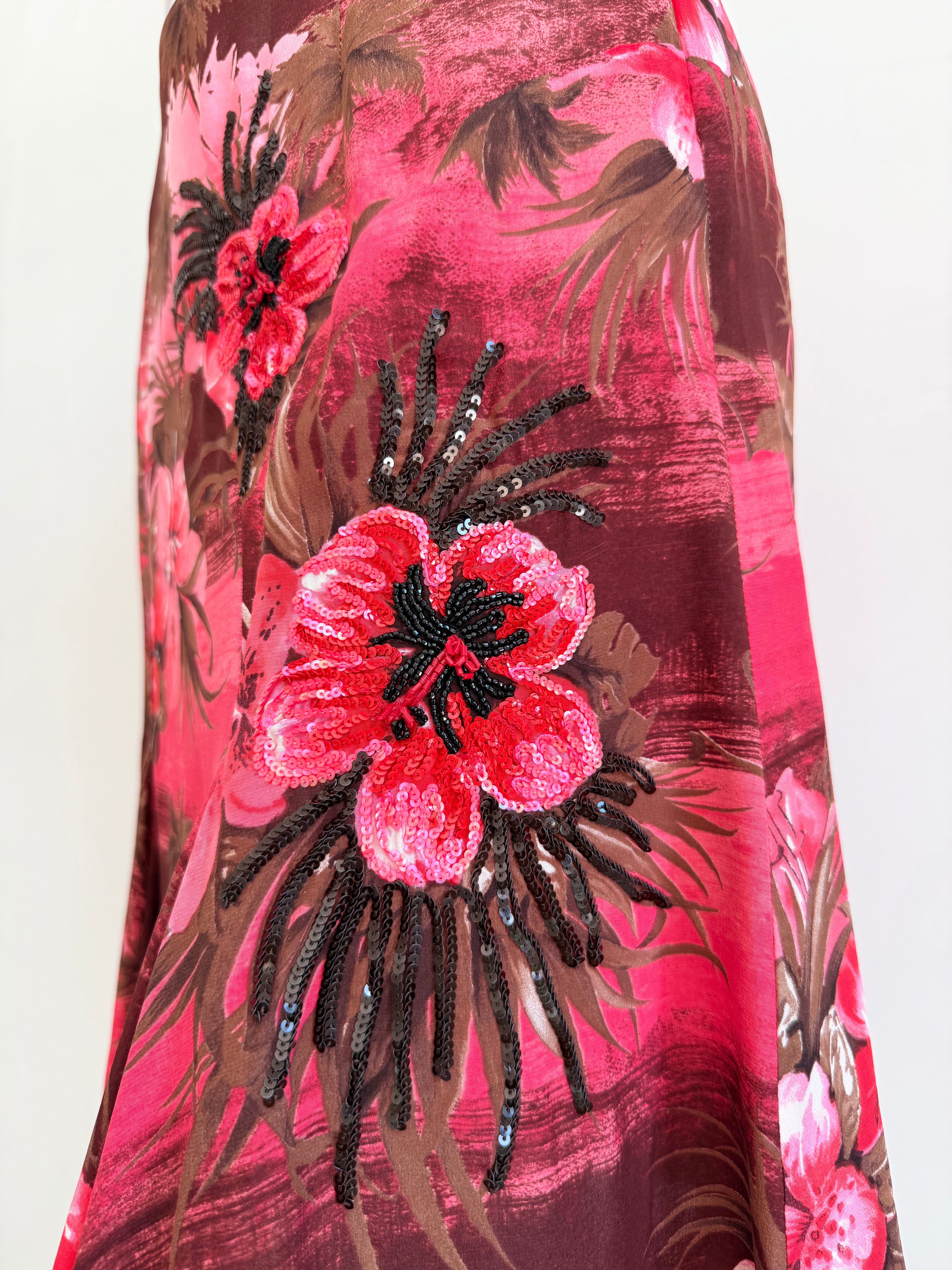 S/S 2002 Pink Floral "Hawaii Print" Matching Set