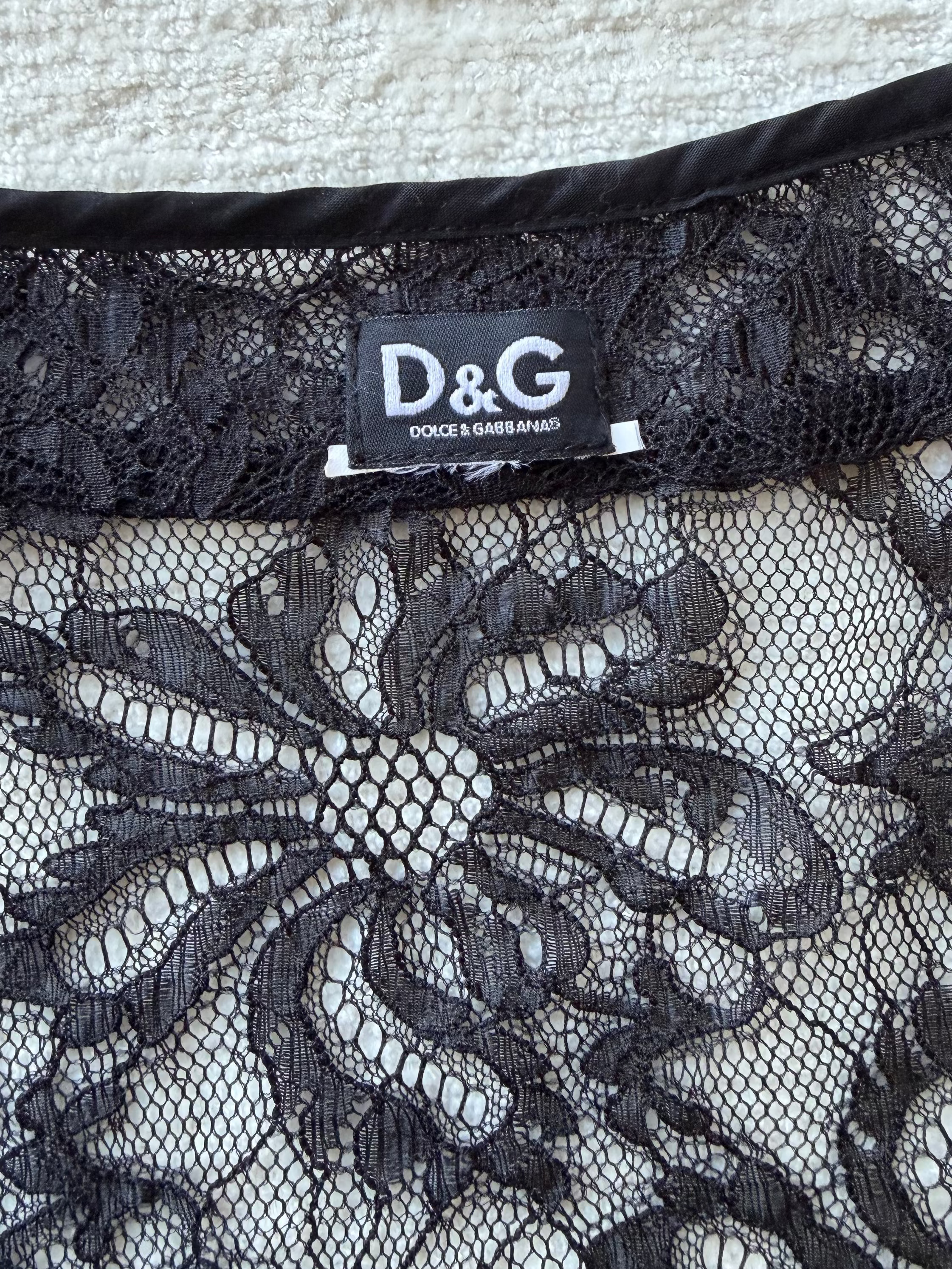 Sheer Lace Tie-Up Top