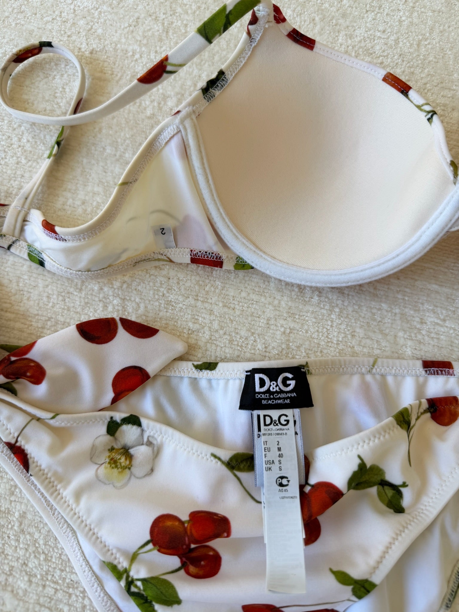 Cherry Print Bikini Set