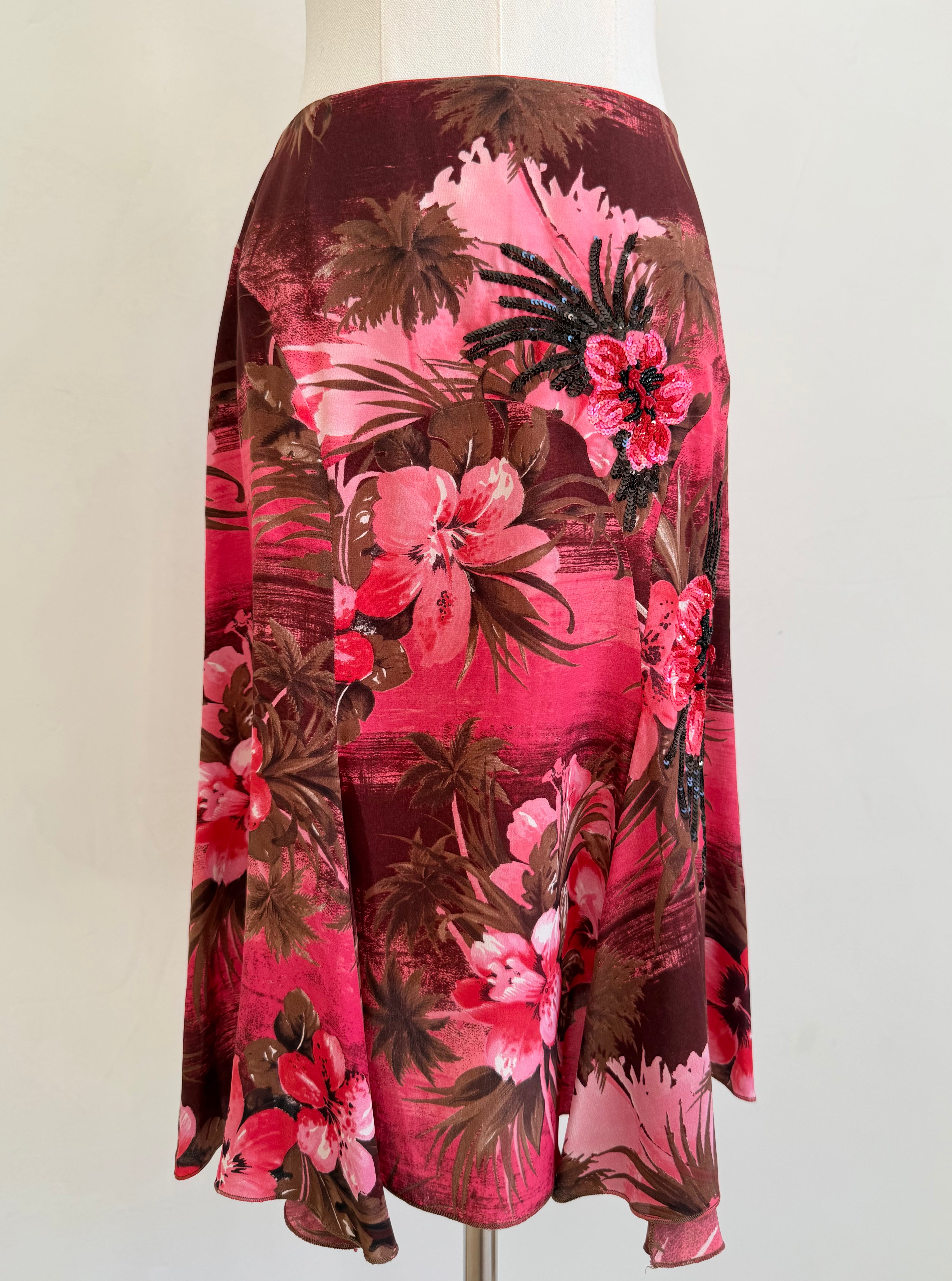 S/S 2002 Pink Floral "Hawaii Print" Matching Set