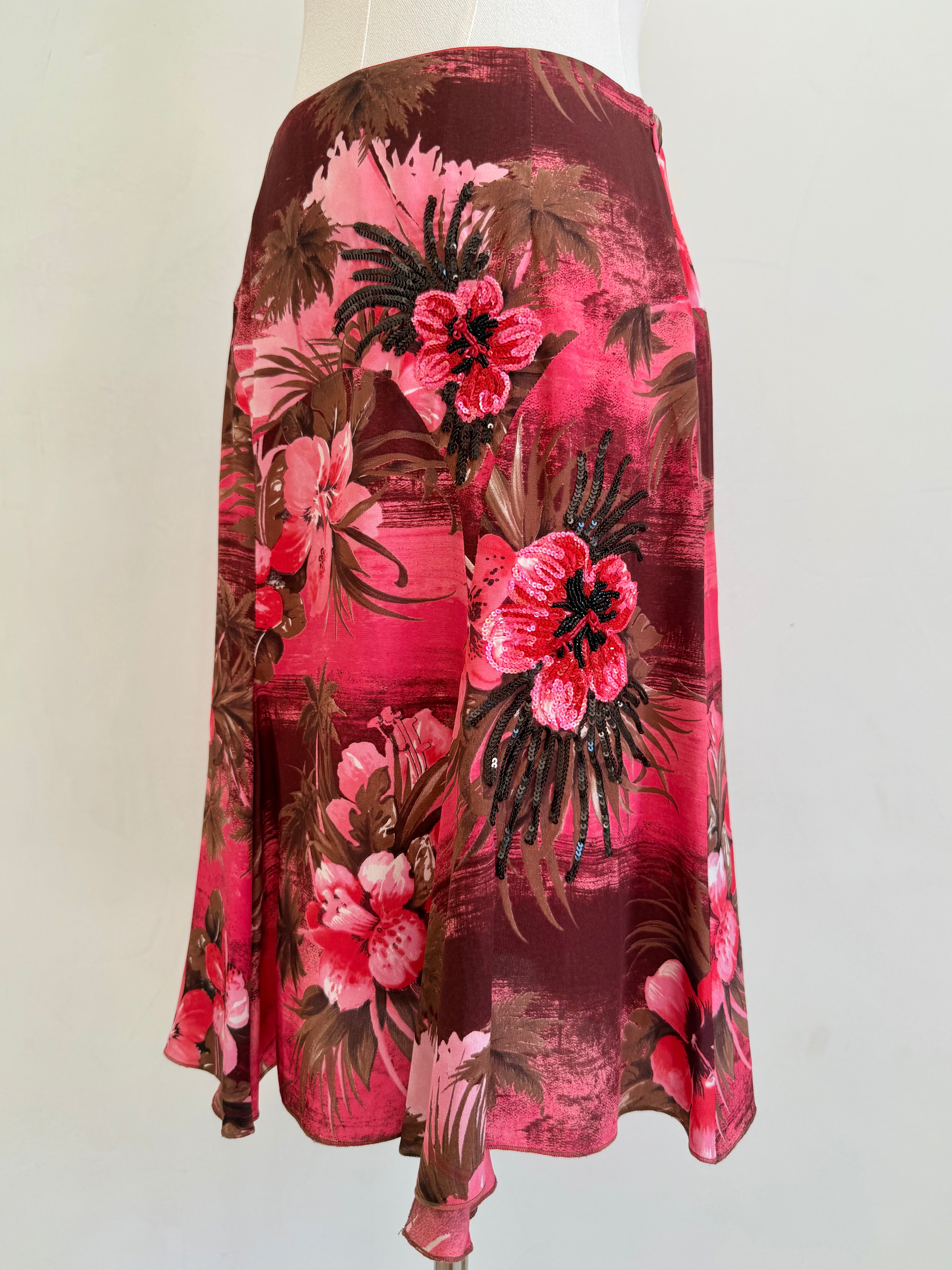S/S 2002 Pink Floral "Hawaii Print" Matching Set