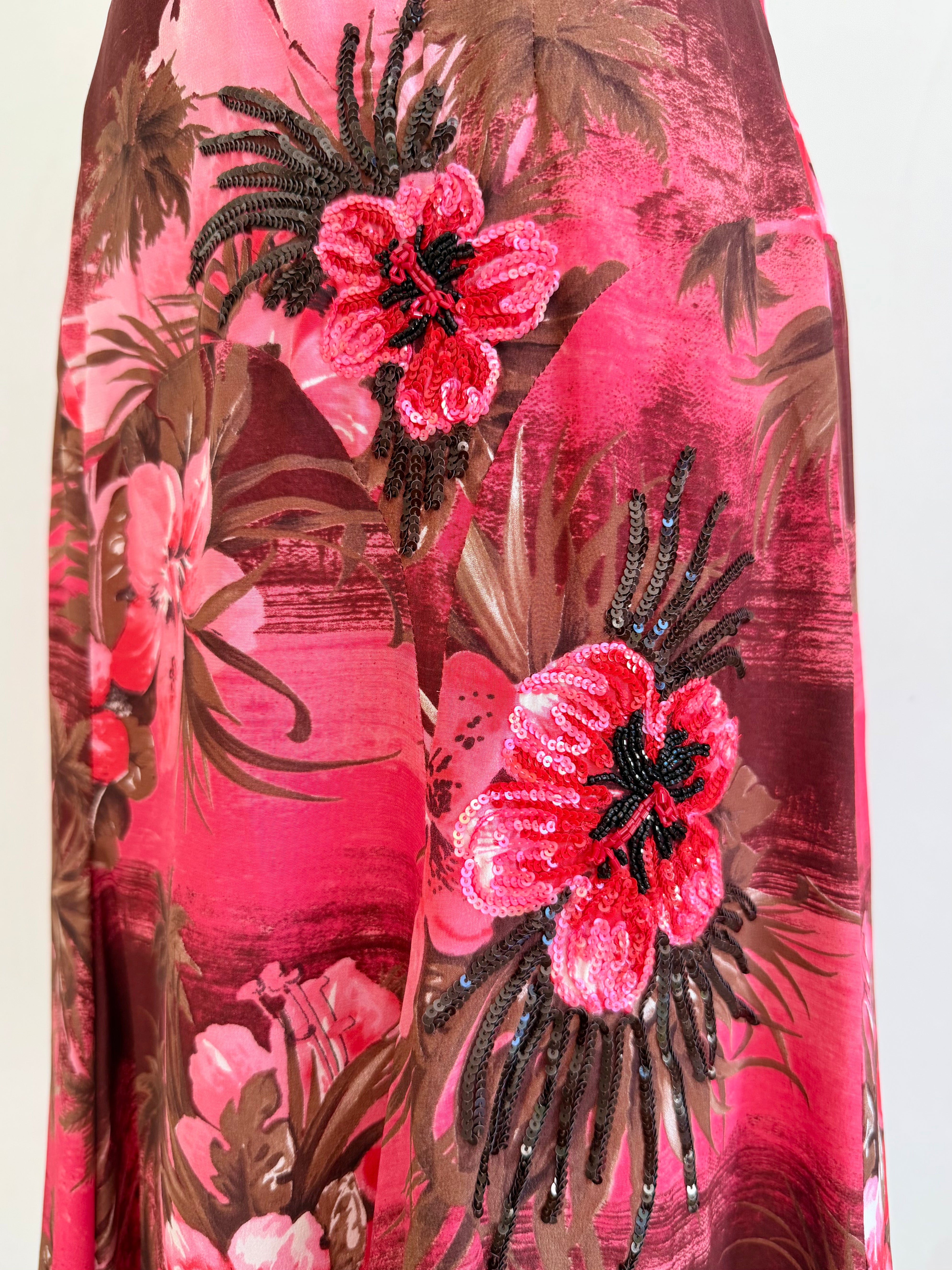S/S 2002 Pink Floral "Hawaii Print" Matching Set