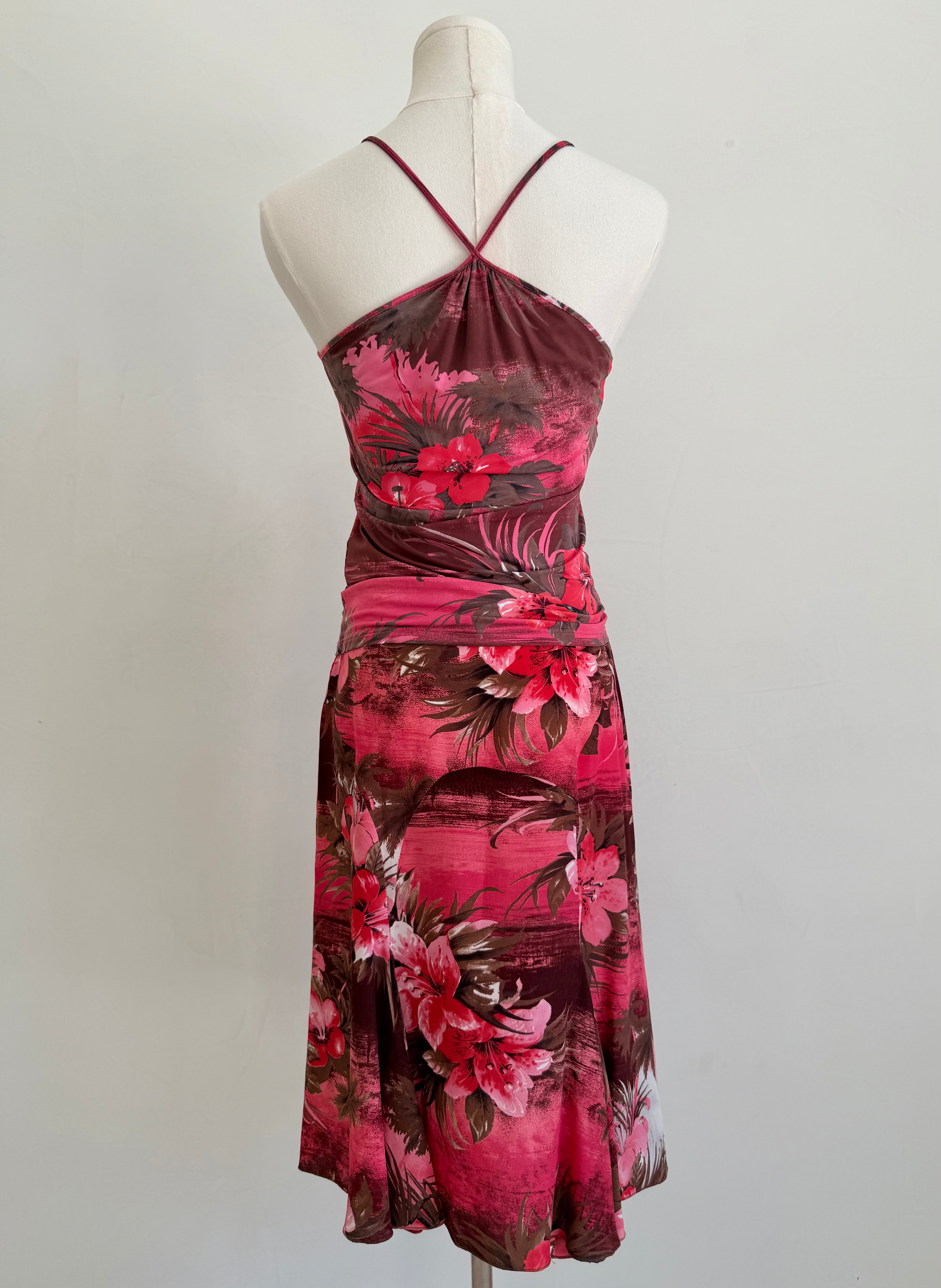 S/S 2002 Pink Floral "Hawaii Print" Matching Set