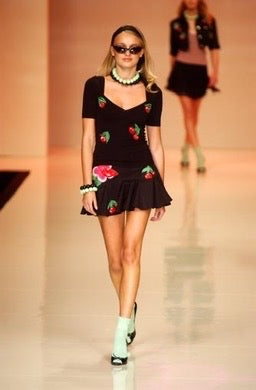 S/S 2004 Blugirl Black Cherry Matching Set