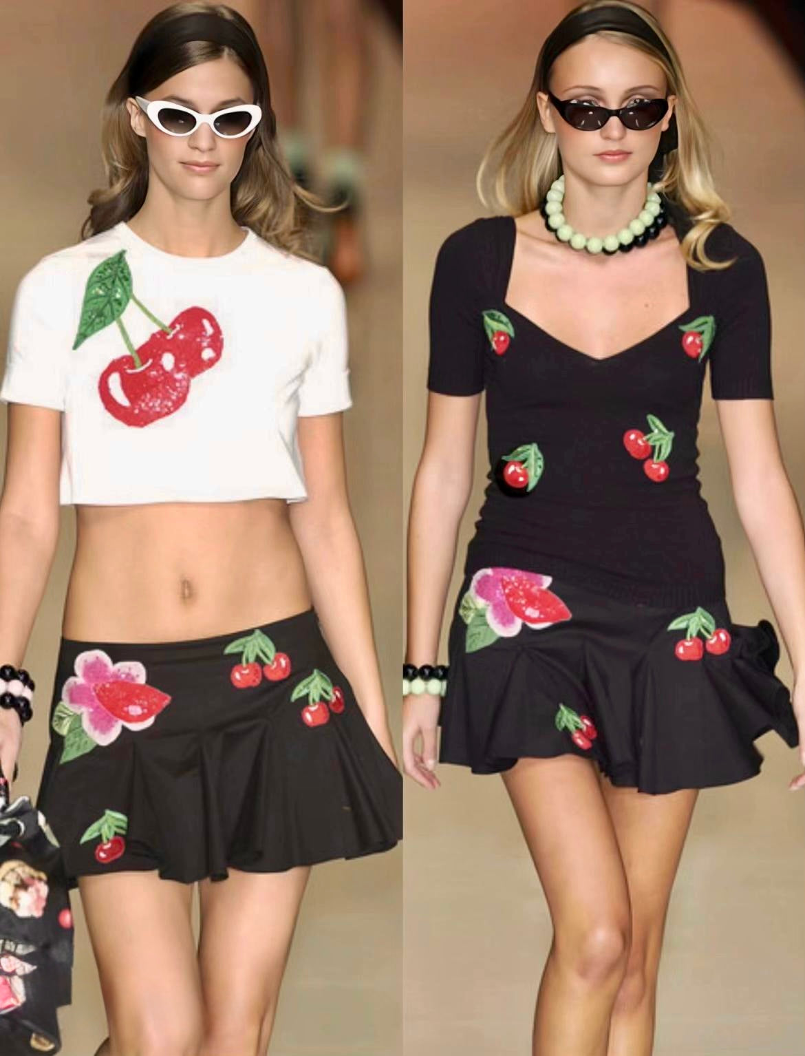 S/S 2004 Blugirl Black Cherry Matching Set