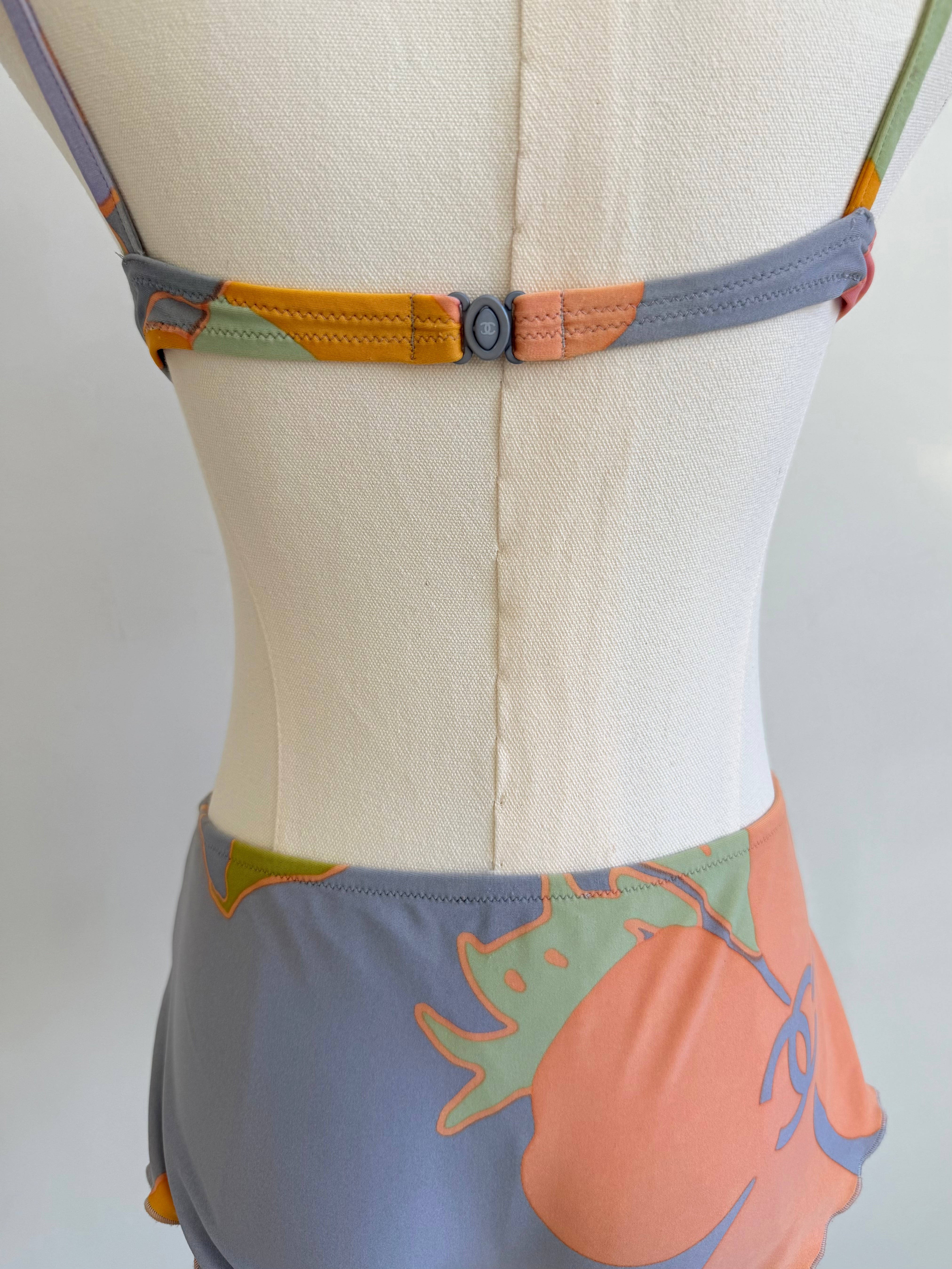 S/S 2003 Abstract Pop-Art Boyshort Bikini Set