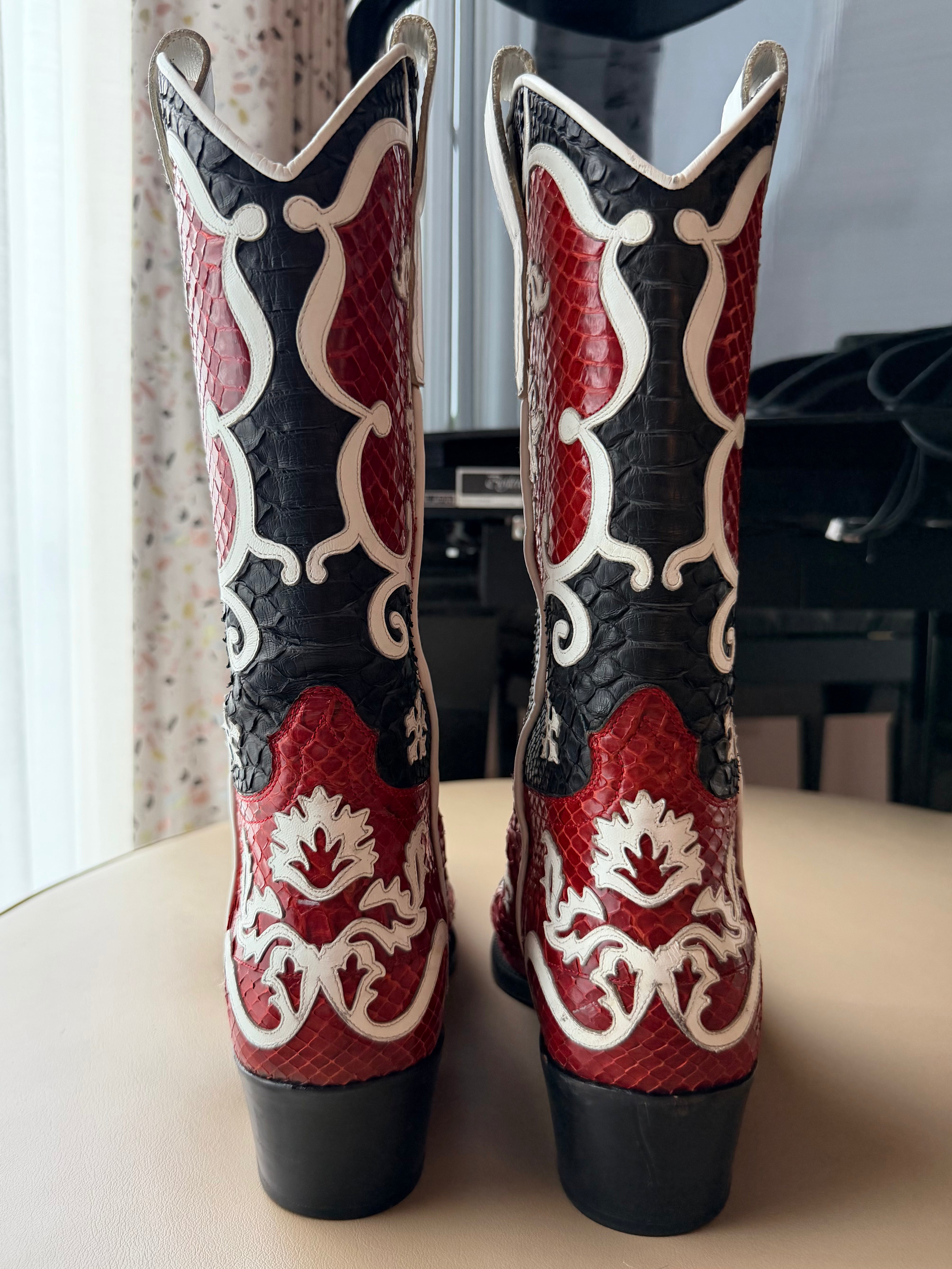 S/S 2000 Python Cowboy Boots