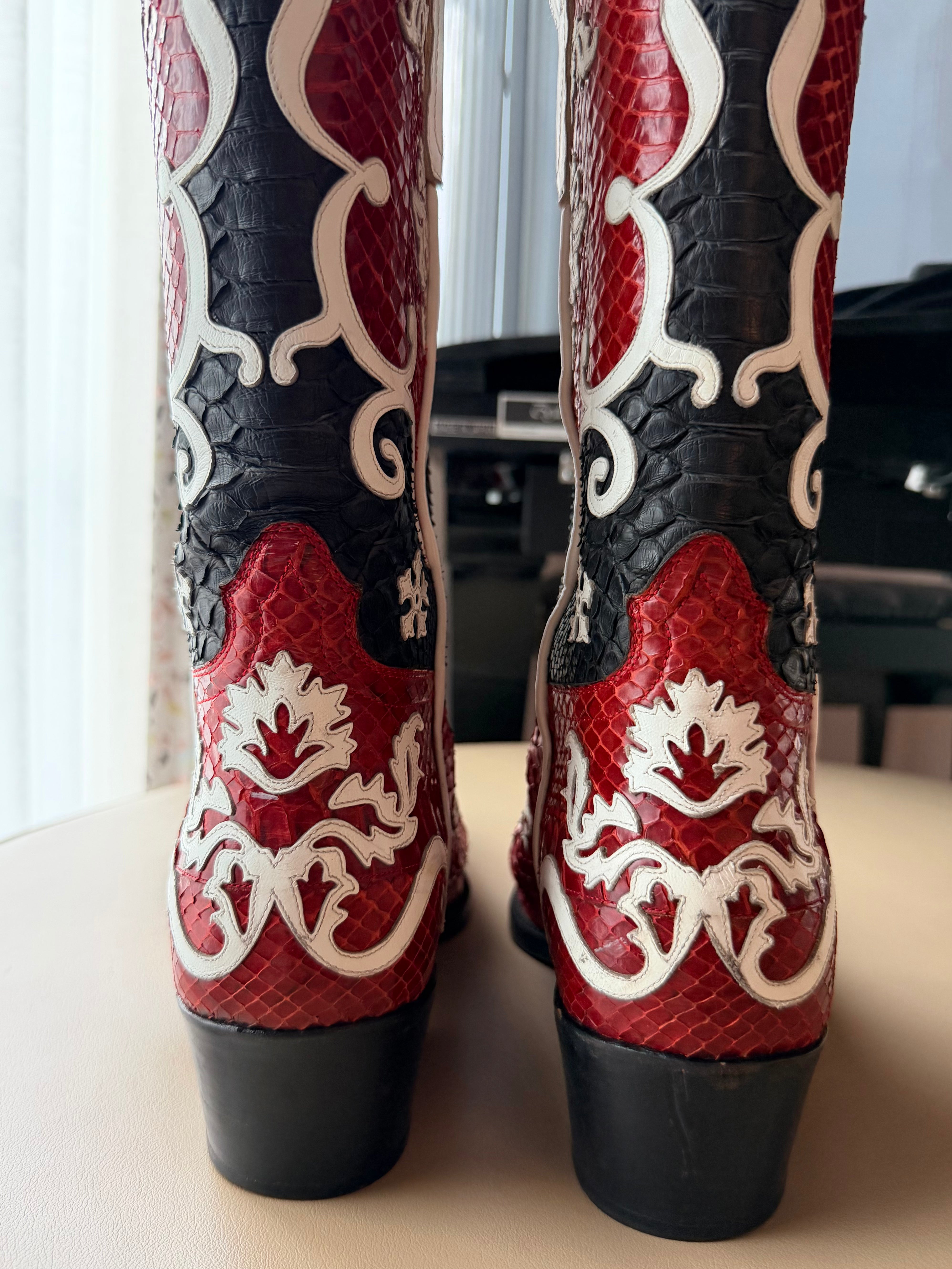 S/S 2000 Python Cowboy Boots