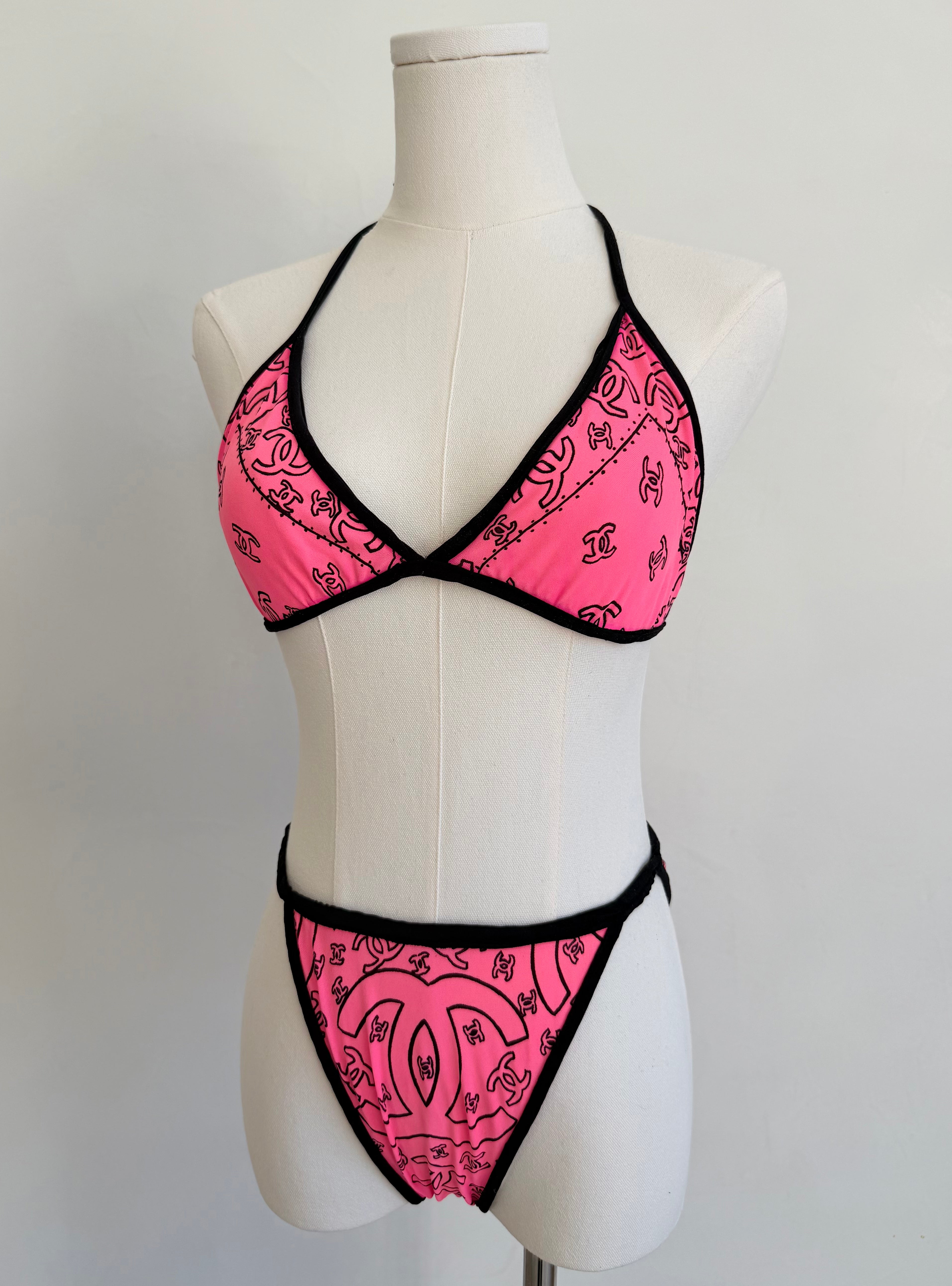 S/S 1994 Pink Bandana Print Bikini