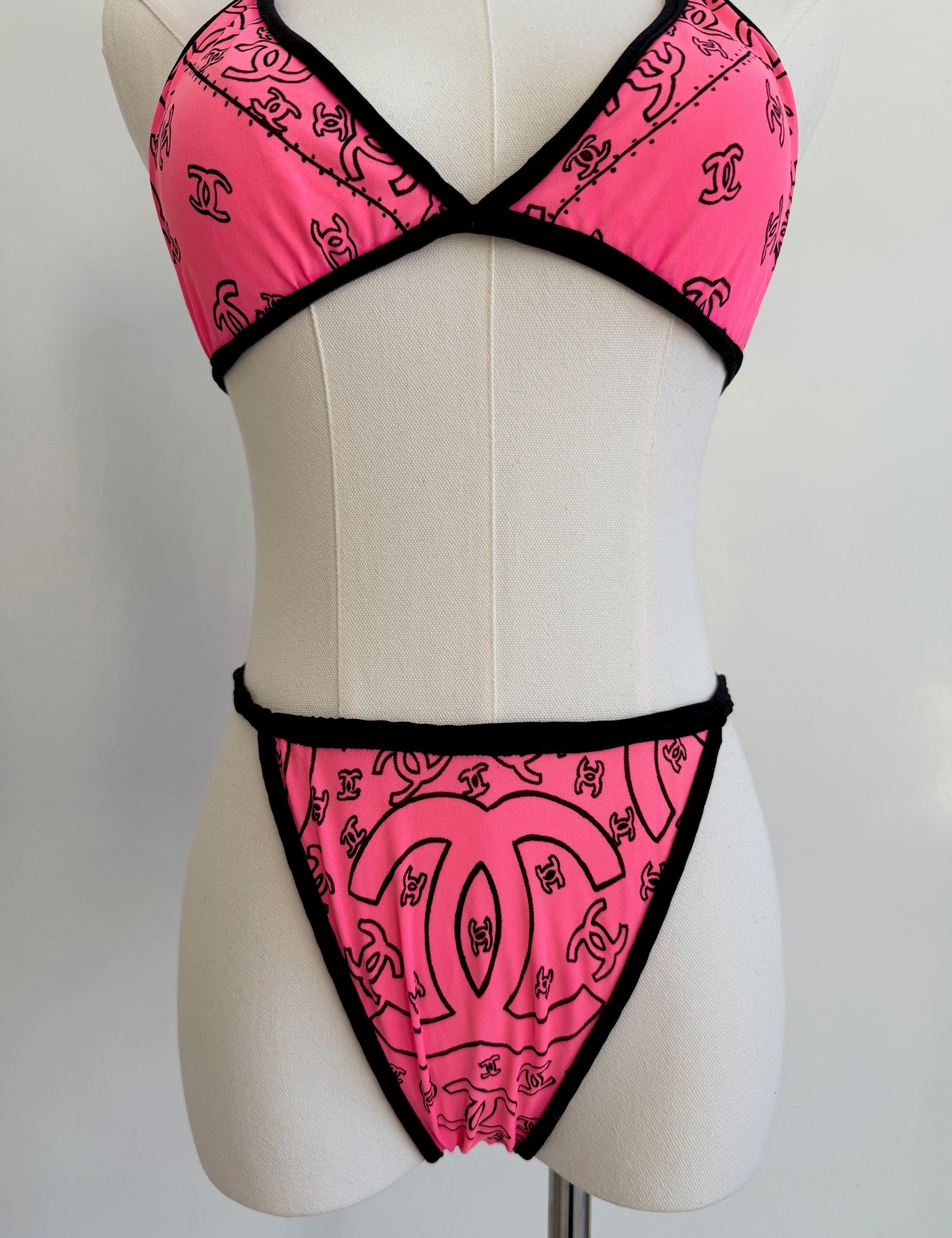 S/S 1994 Pink Bandana Print Bikini