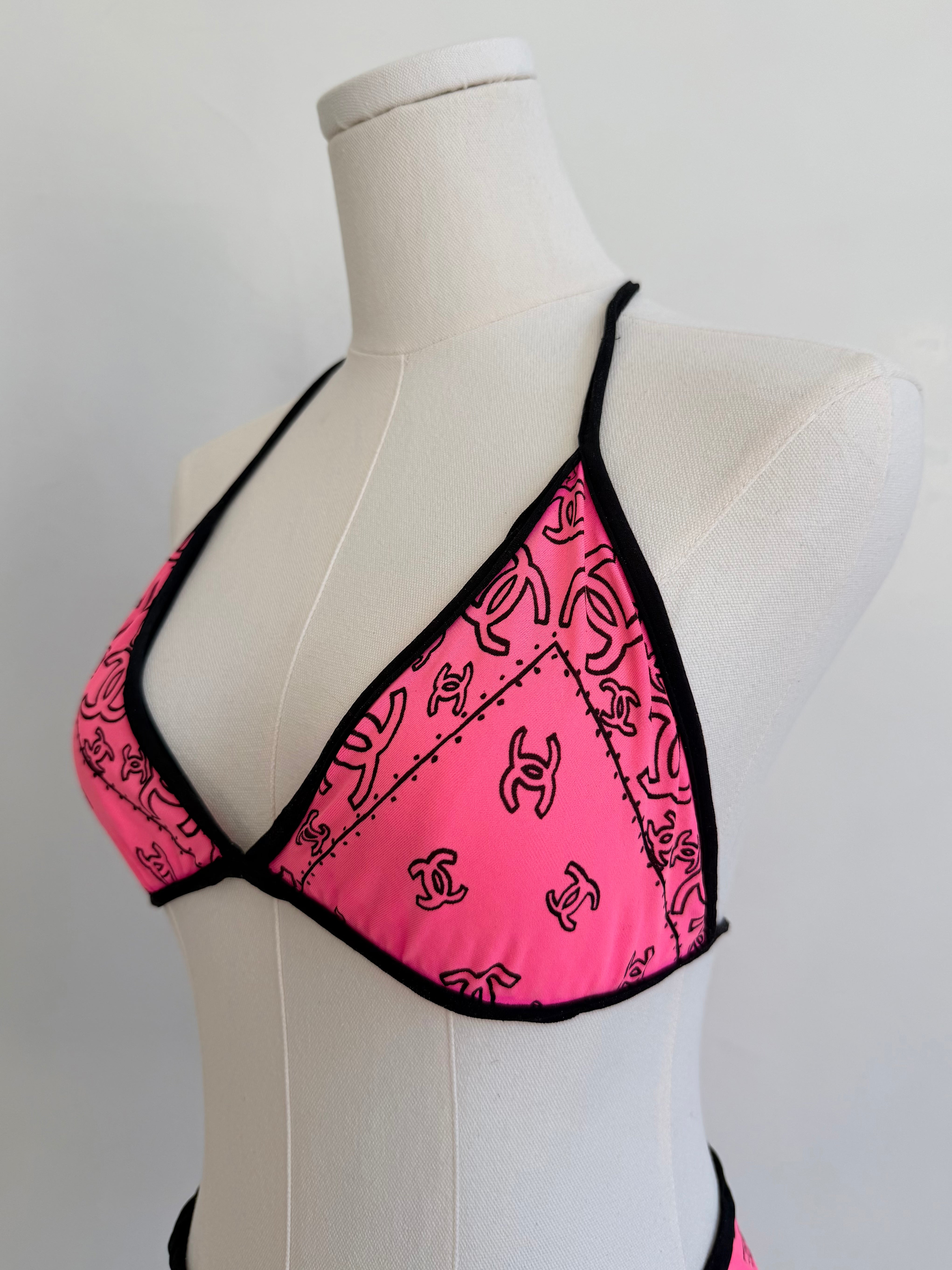 S/S 1994 Pink Bandana Print Bikini