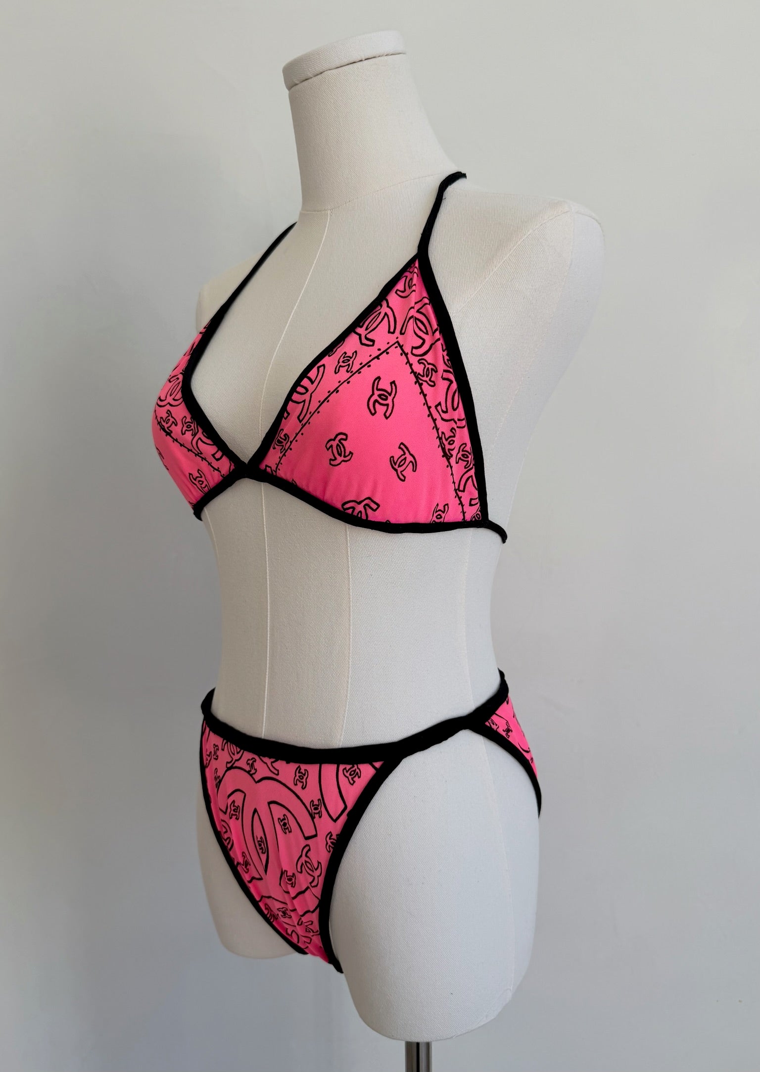 S/S 1994 Pink Bandana Print Bikini