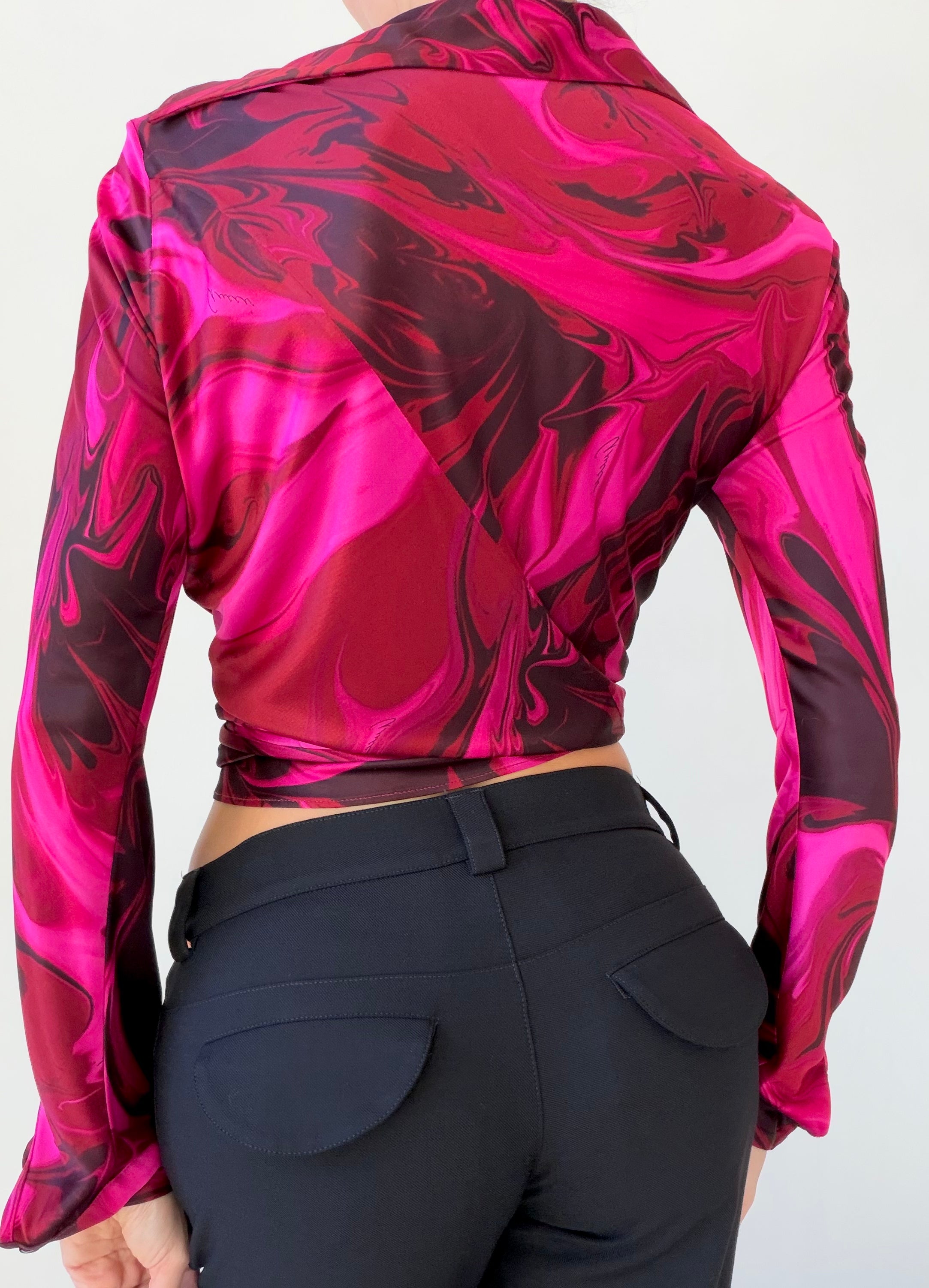 S/S 2001 "Liquid Magma" Tie-Up Top