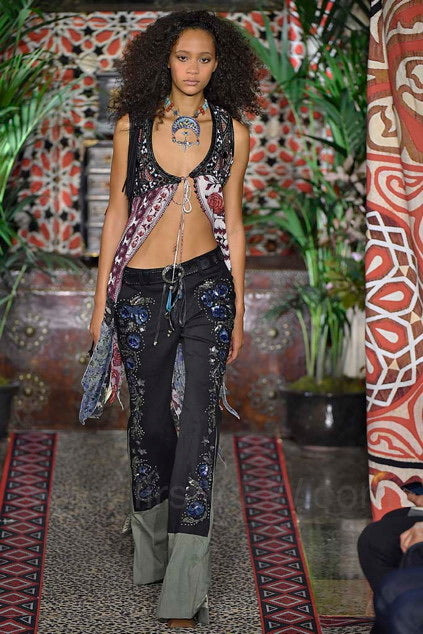 S/S 2017 Burgundy and White Floral Print Maxi Dress