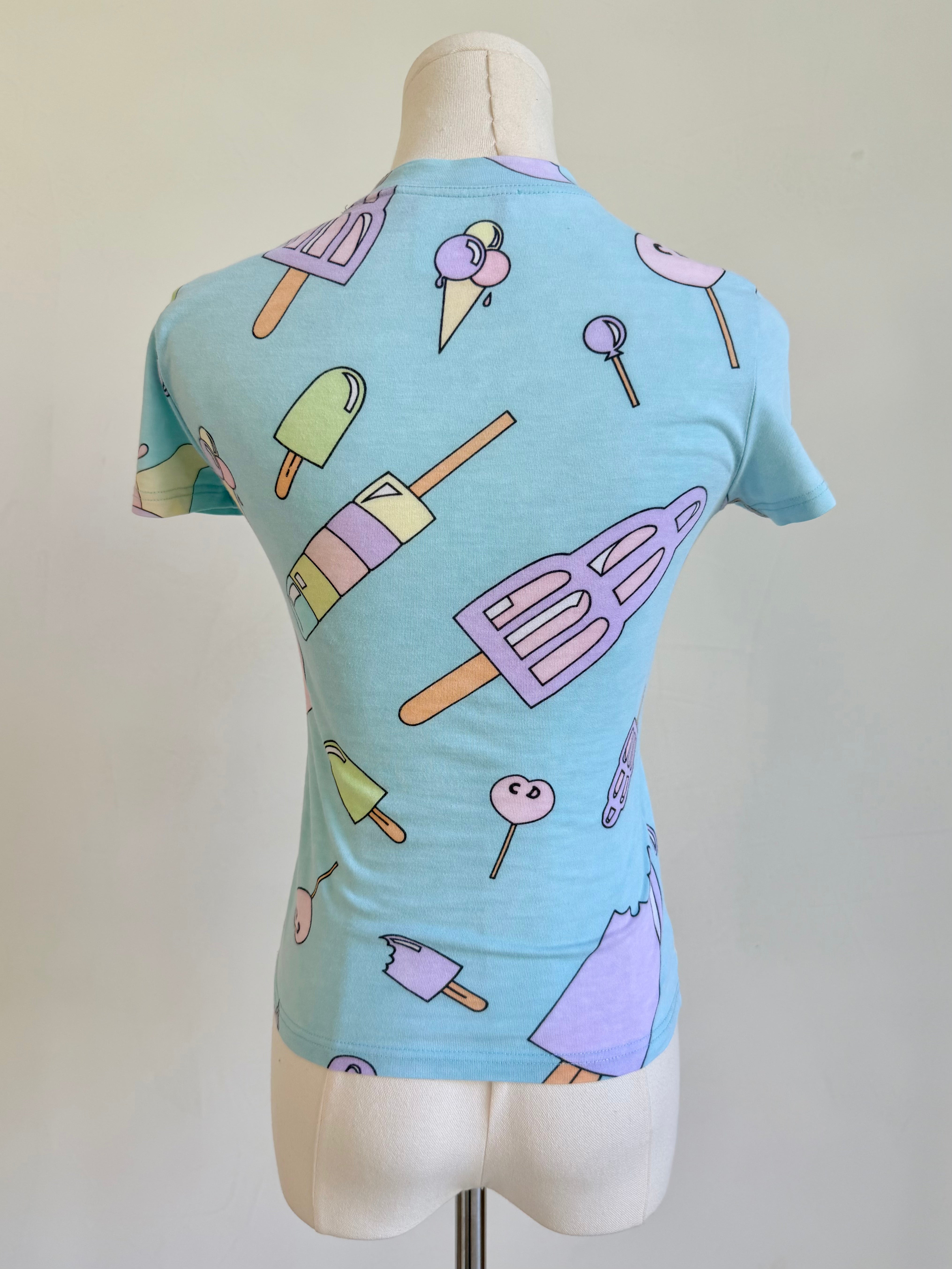 S/S 2004 Ice Cream Print T-Shirt