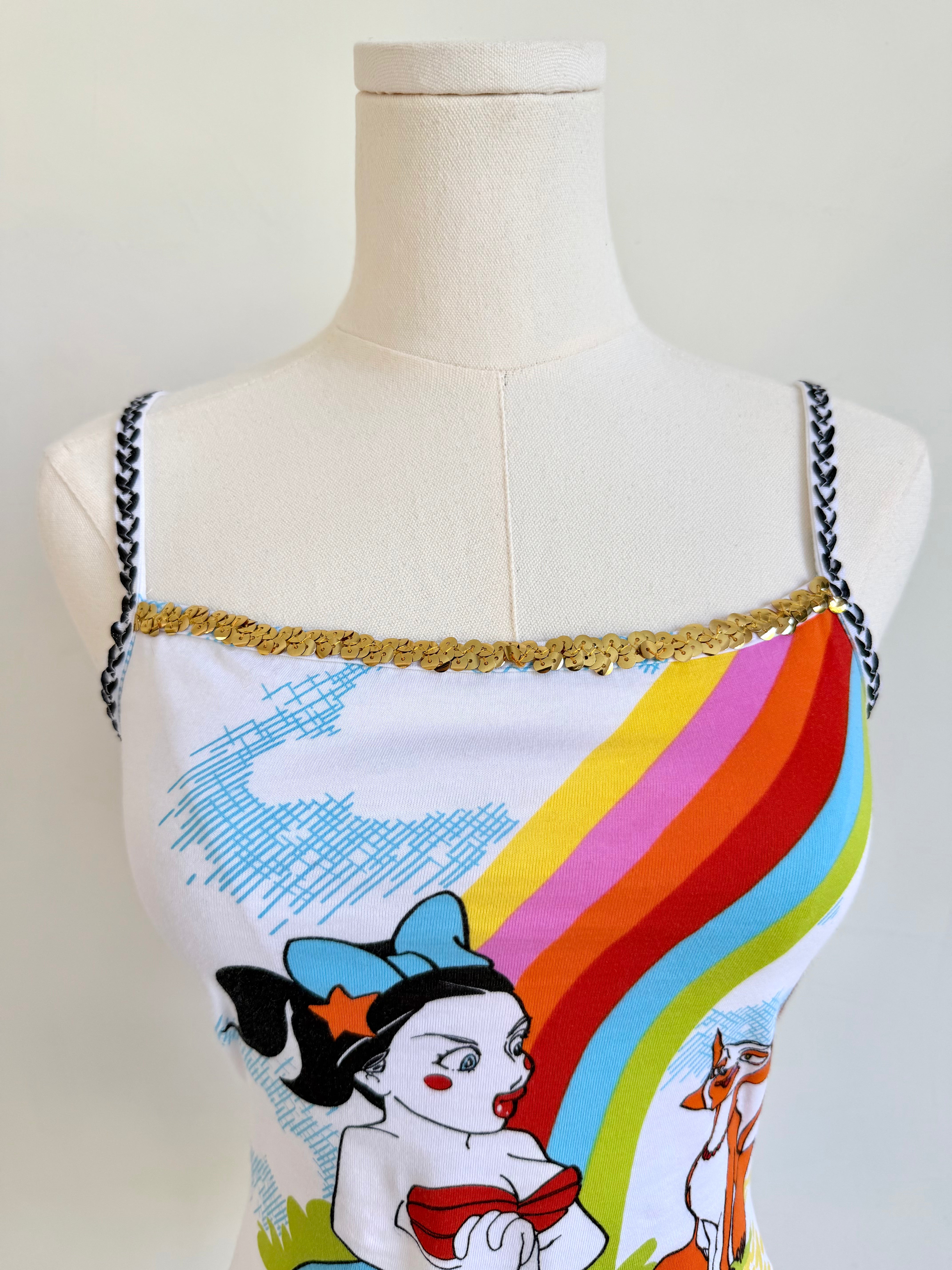 S/S 2002 “Cartoon Logo” Graphic Tank