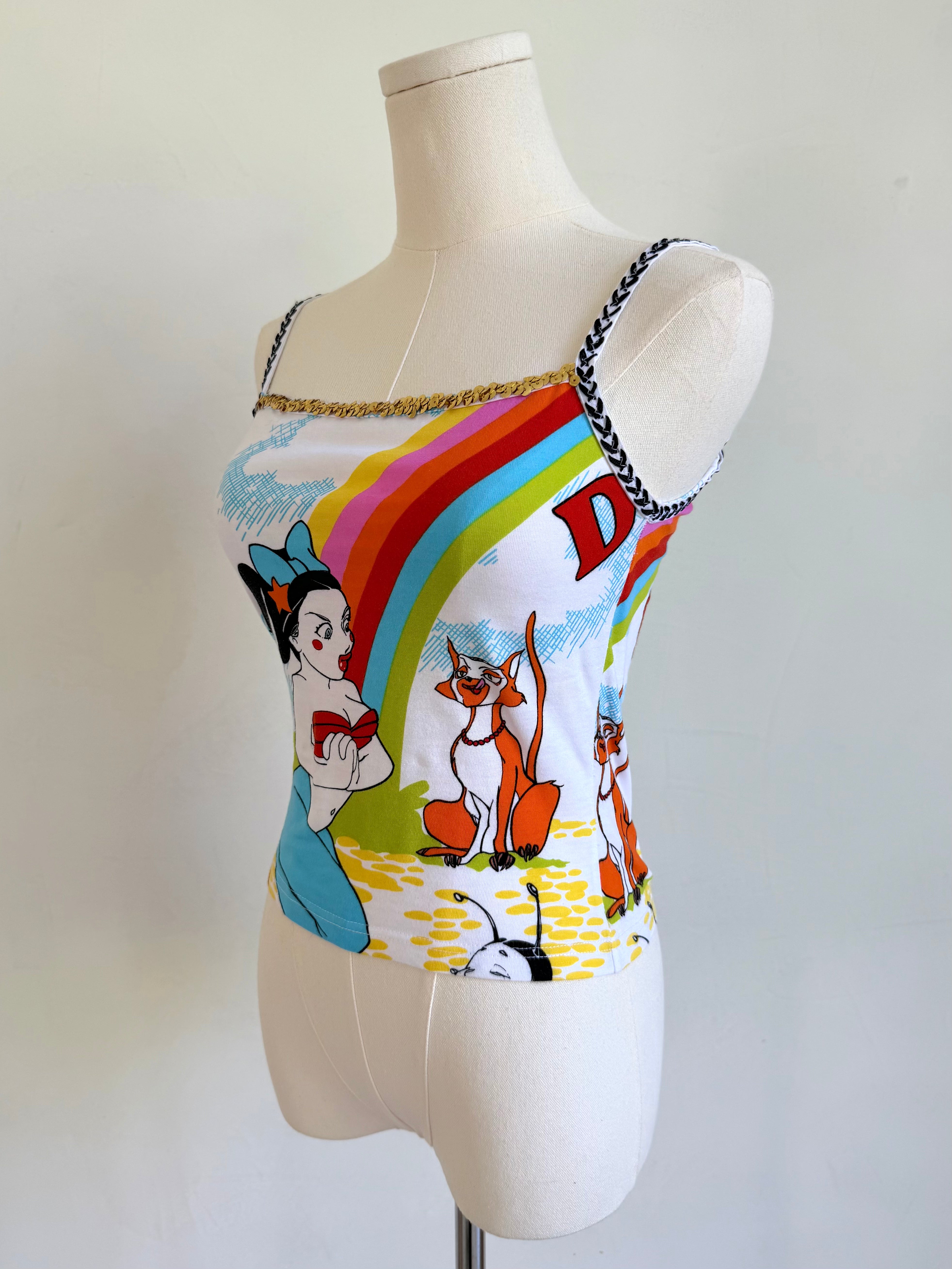 S/S 2002 “Cartoon Logo” Graphic Tank
