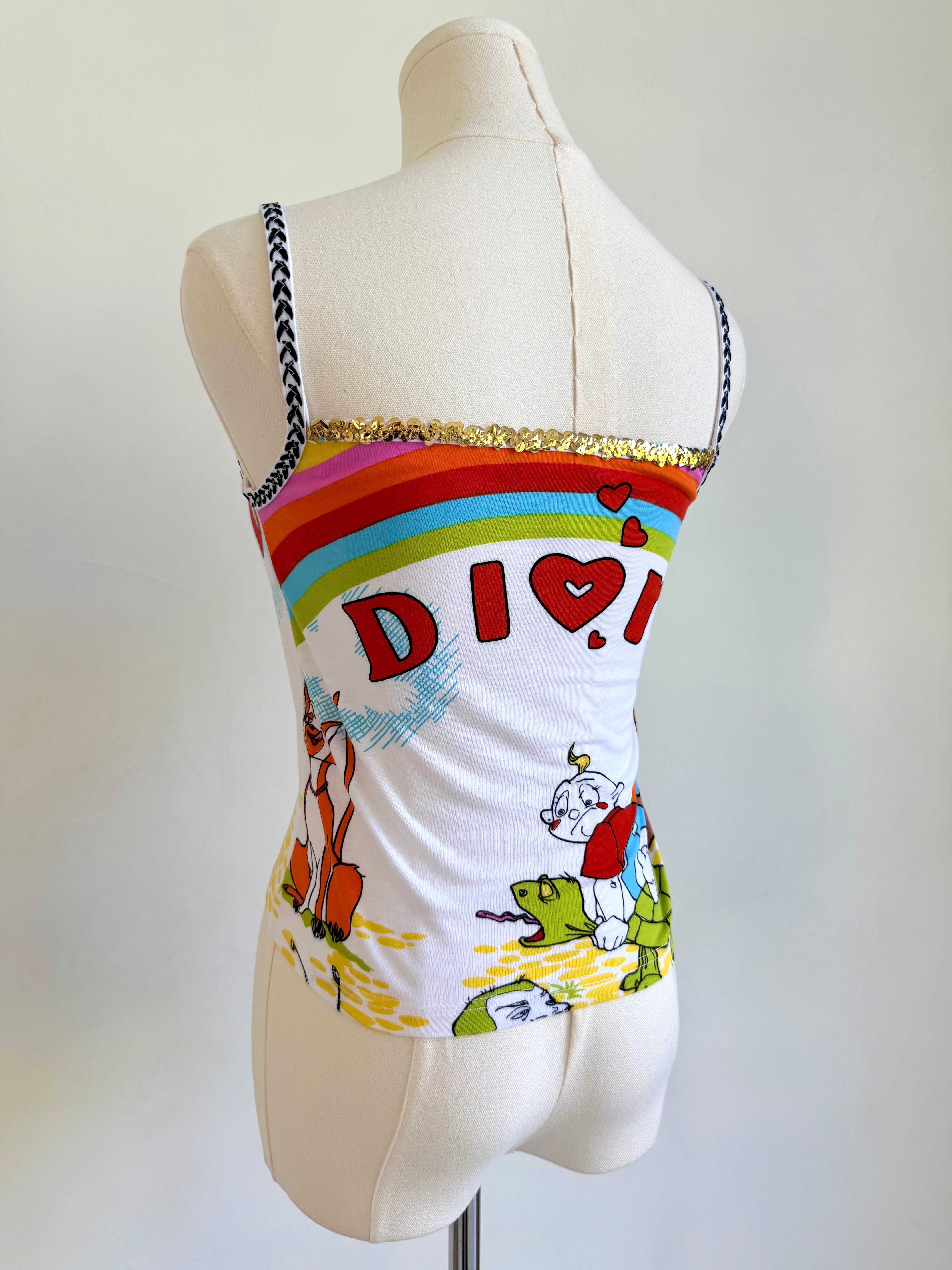 S/S 2002 “Cartoon Logo” Graphic Tank