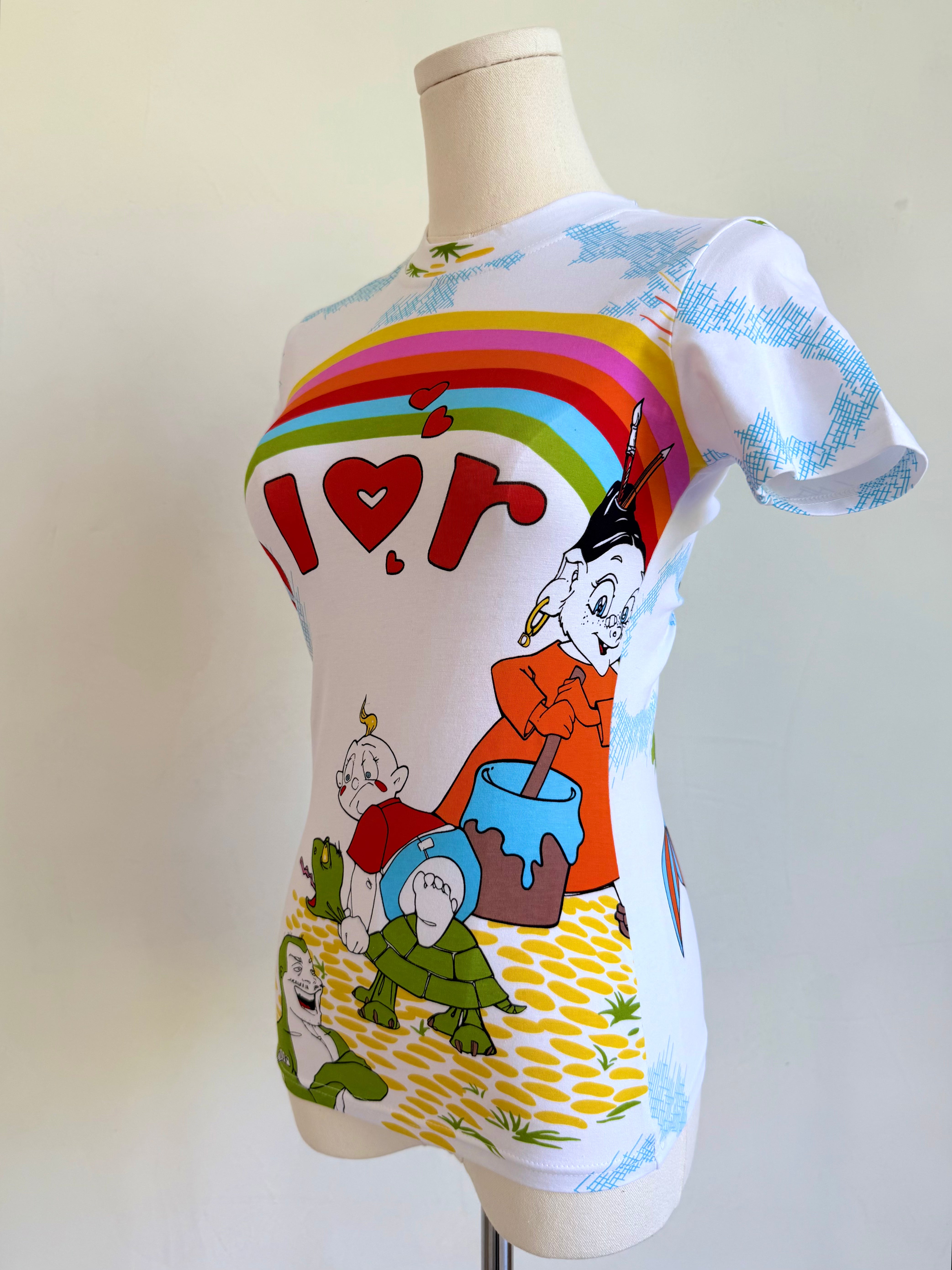 S/S 2002 “Cartoon Logo” Graphic T-Shirt