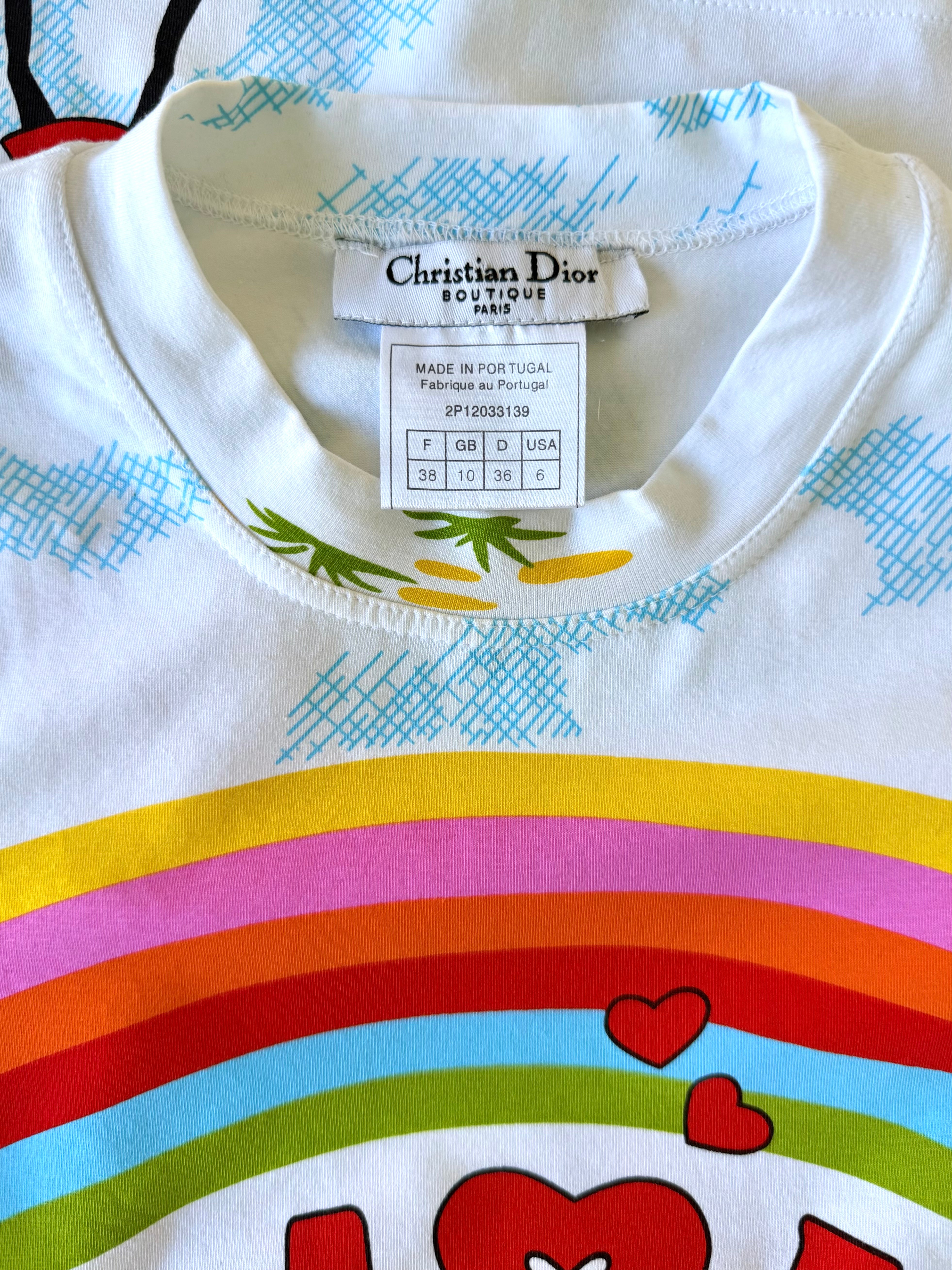S/S 2002 “Cartoon Logo” Graphic T-Shirt