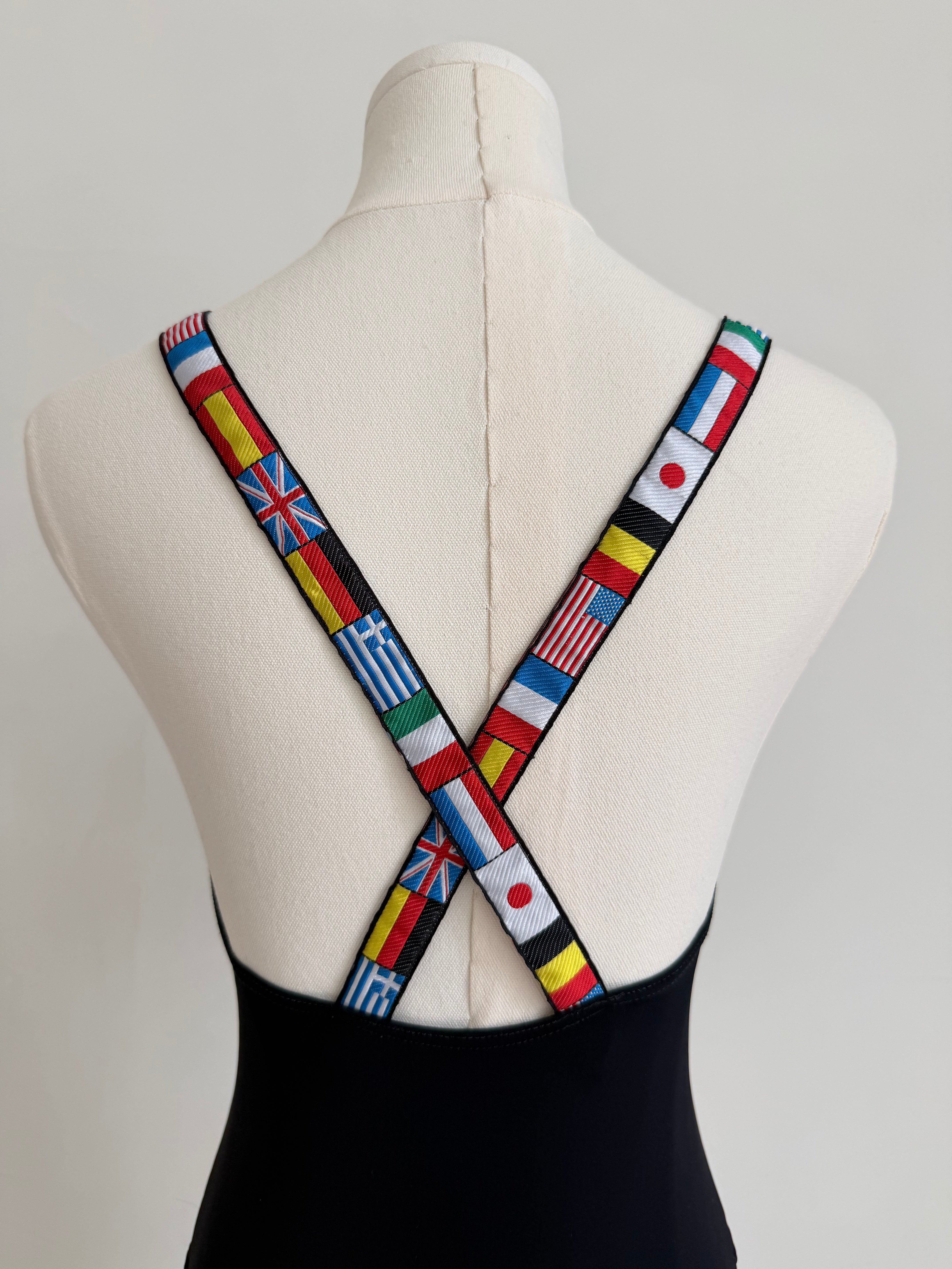Cruise 1994/1995 “International Flags” Logo Swimsuit