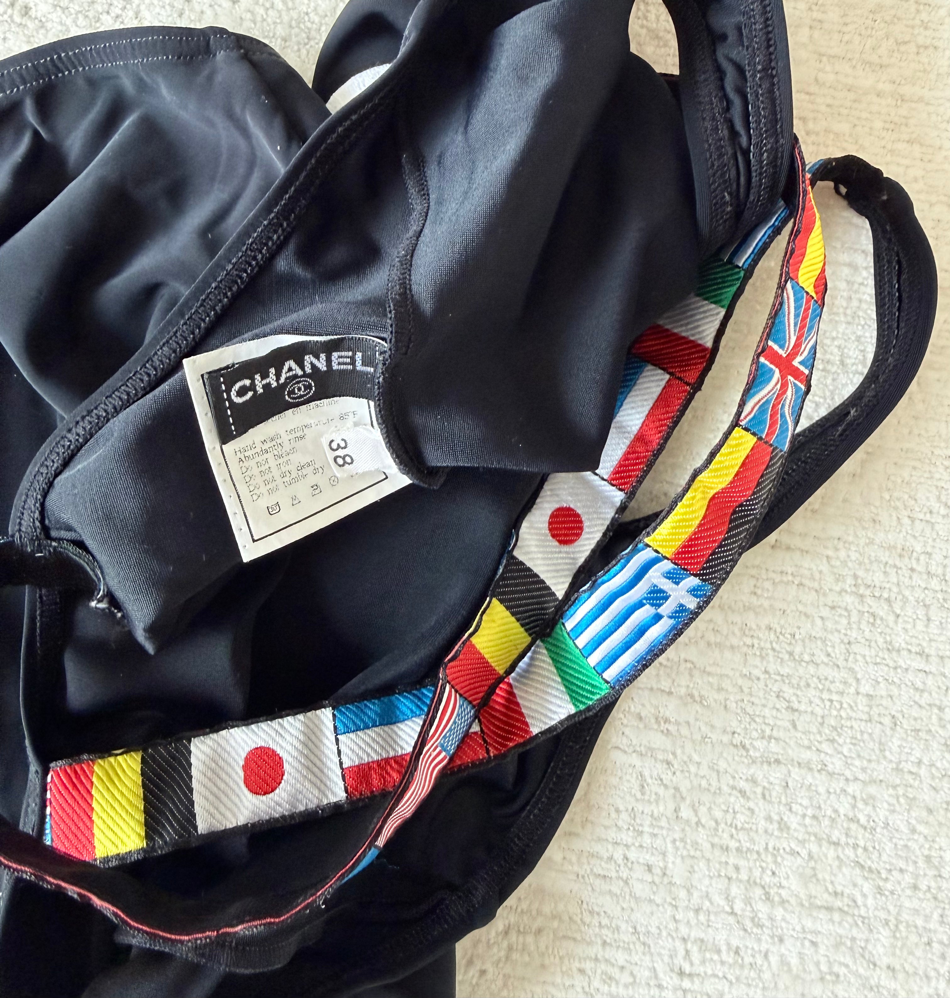 Cruise 1994/1995 “International Flags” Logo Swimsuit