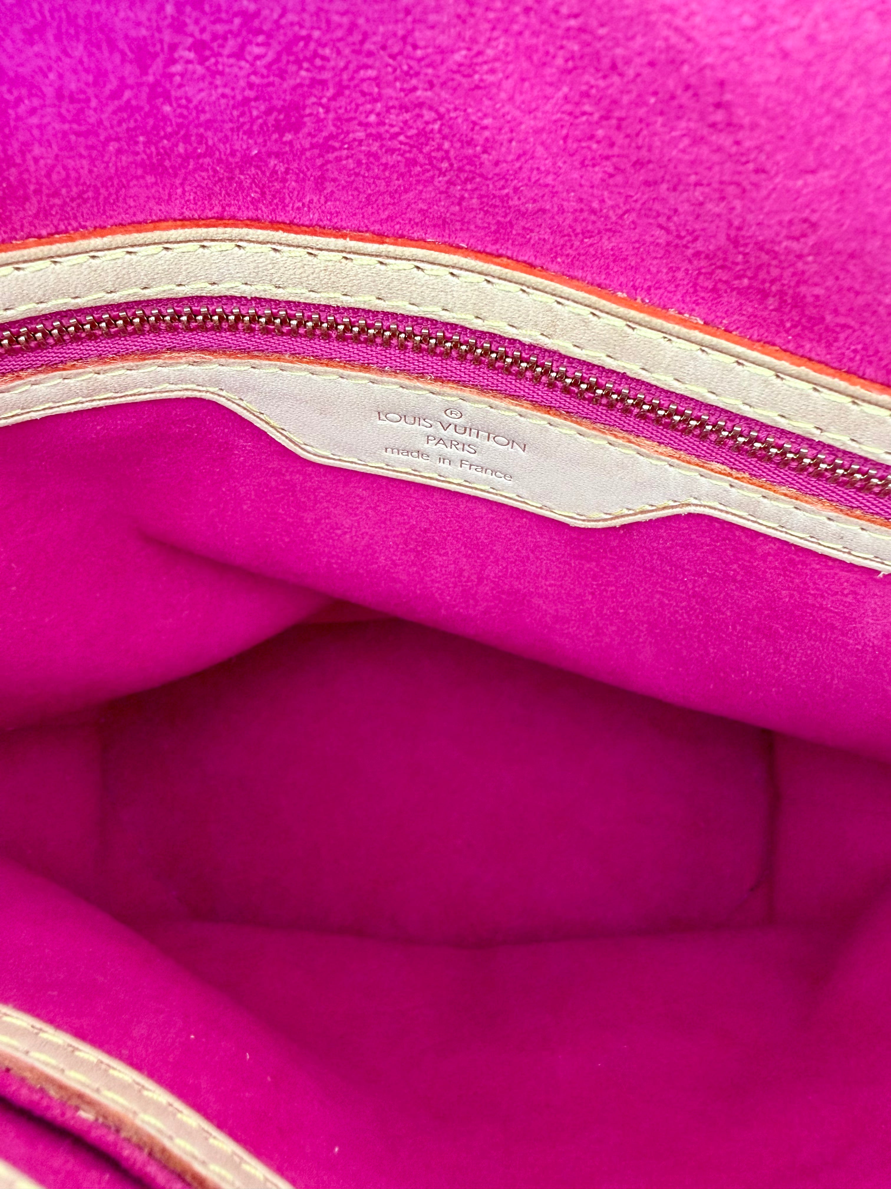 Murakami Multicolor Monogram Fringe Bucket Bag