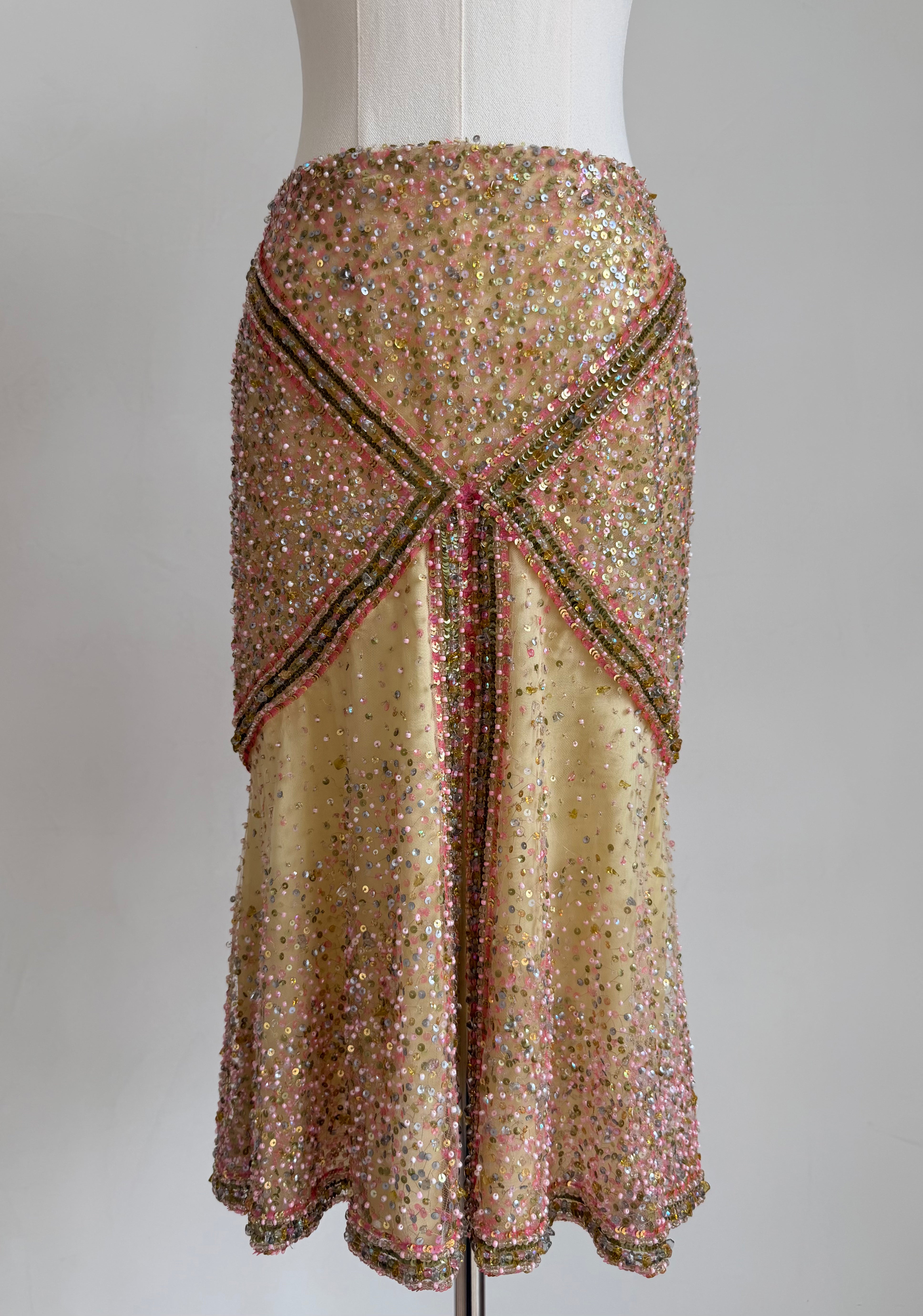 Beaded Embellished Skirt