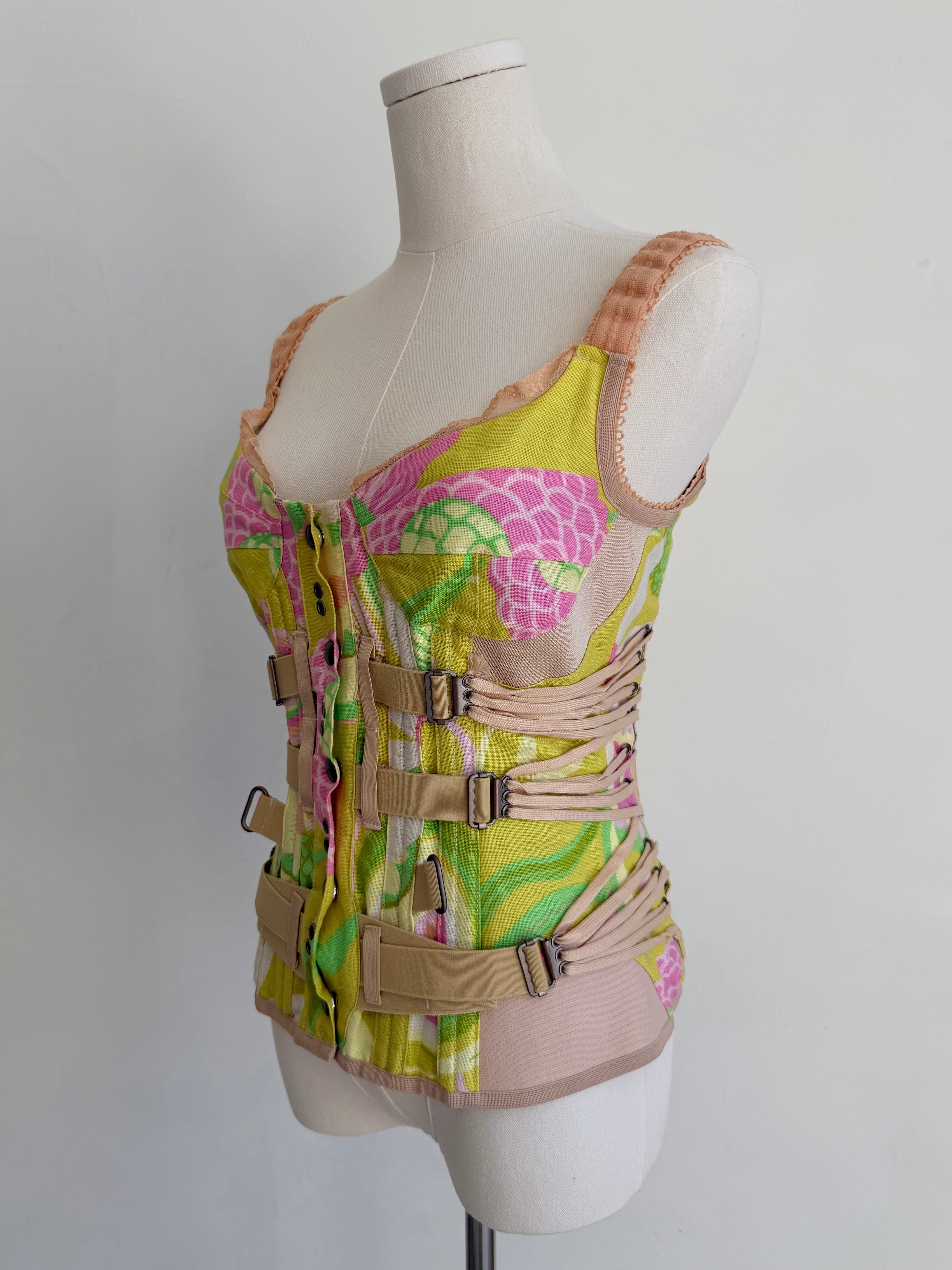 2004 Floral Bondage Corset
