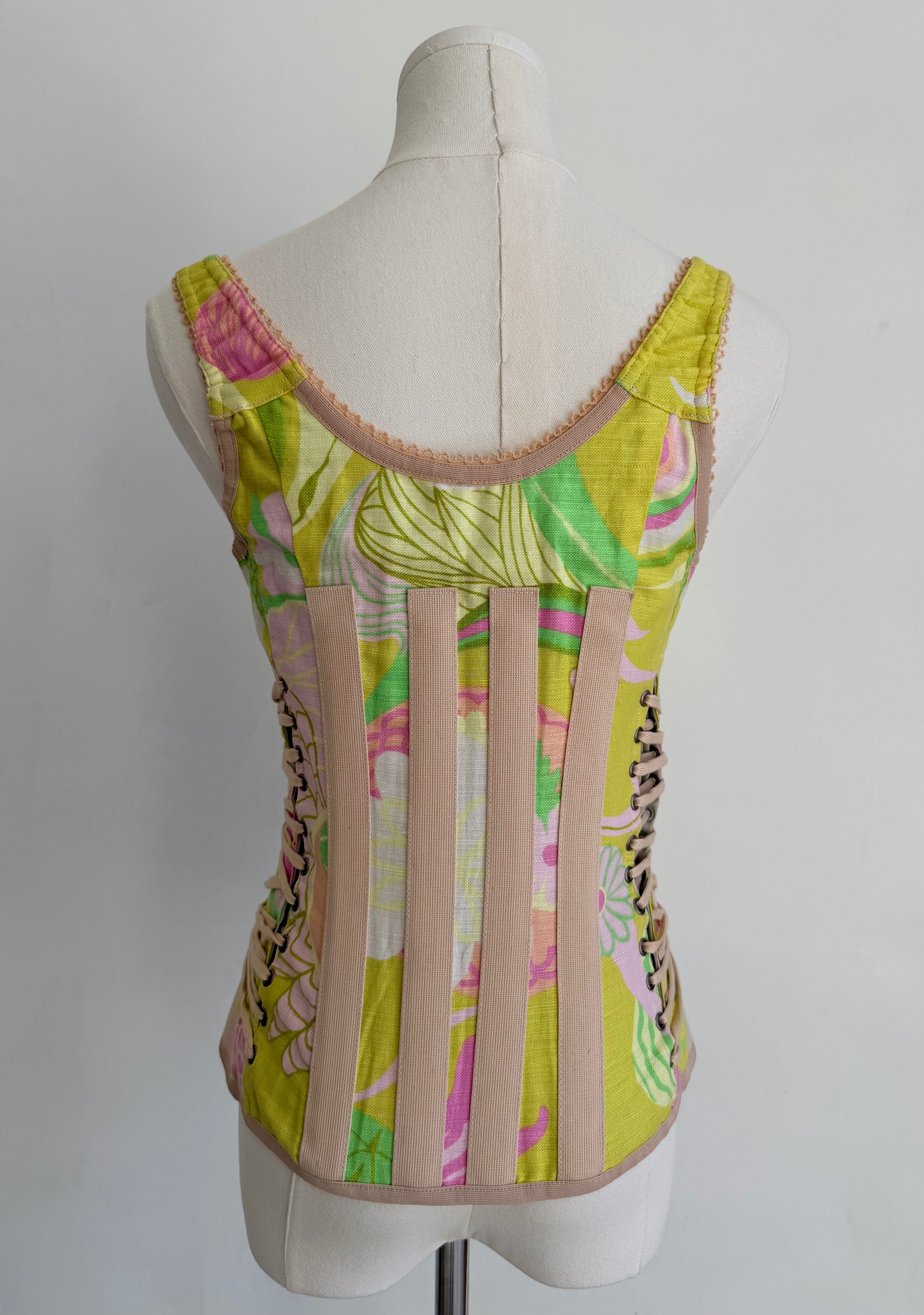 2004 Floral Bondage Corset