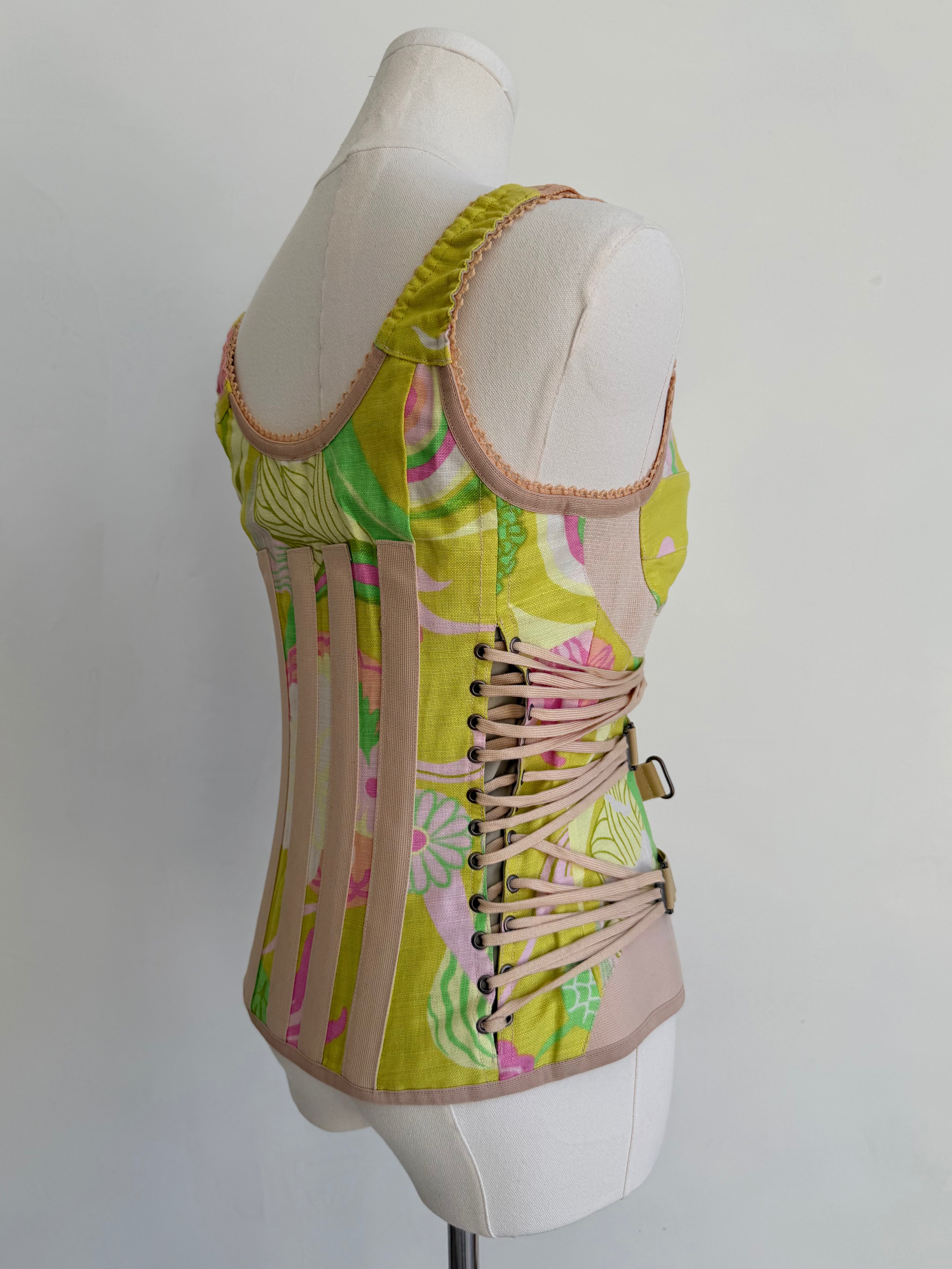 2004 Floral Bondage Corset
