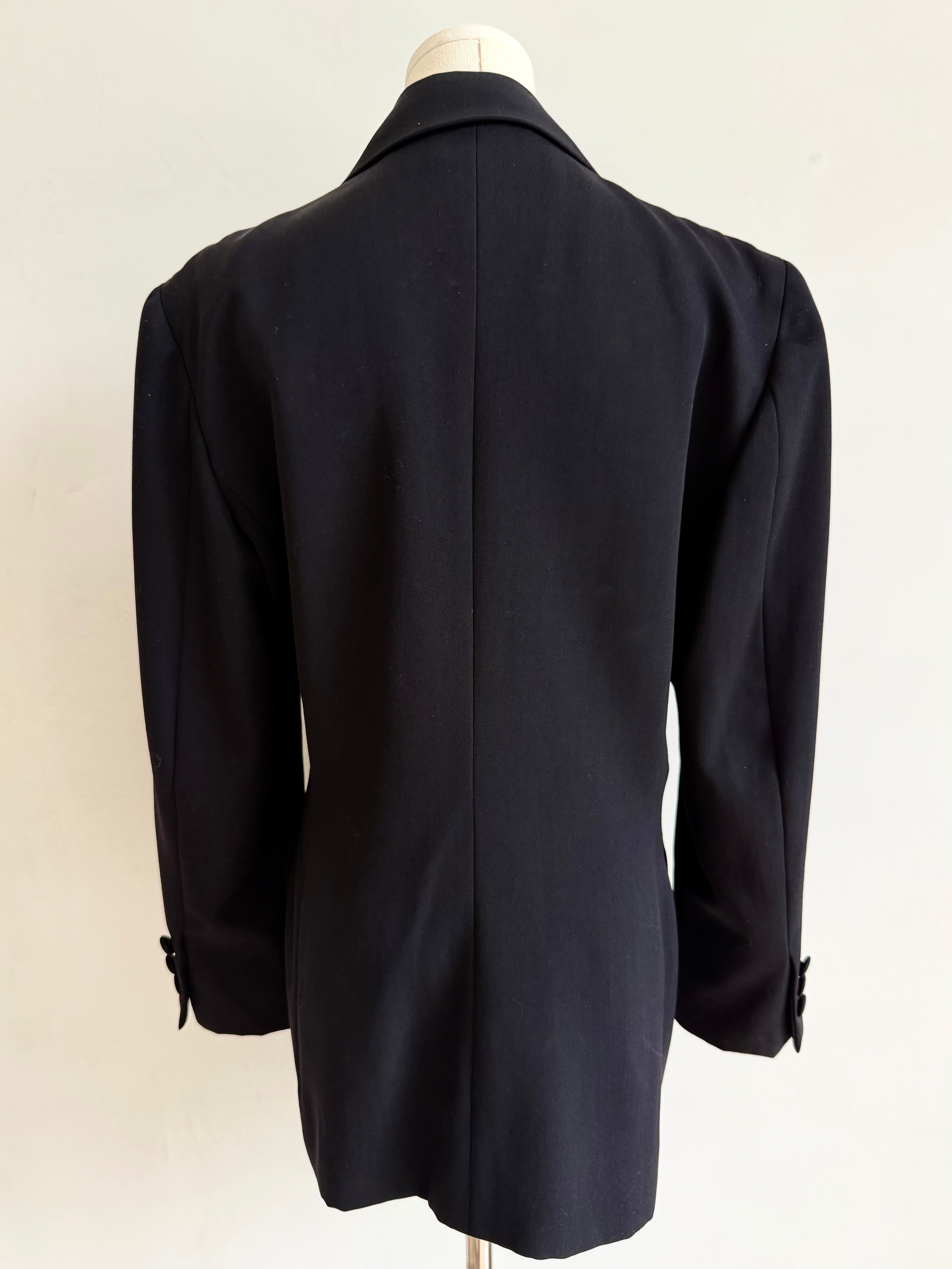 Black Oversized "Which Witch?" Blazer